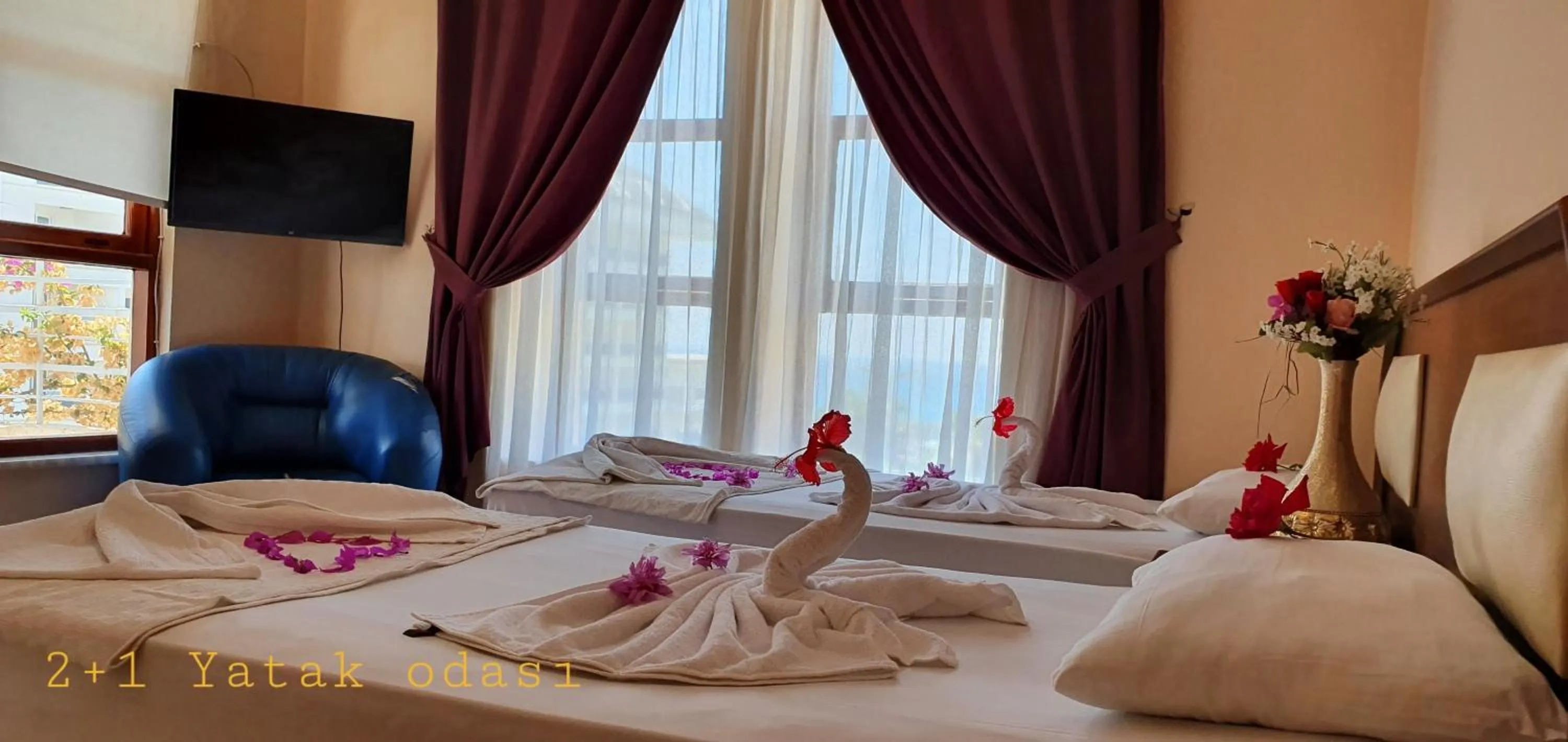 Bedroom, Bed in Palmen Apart Hotel