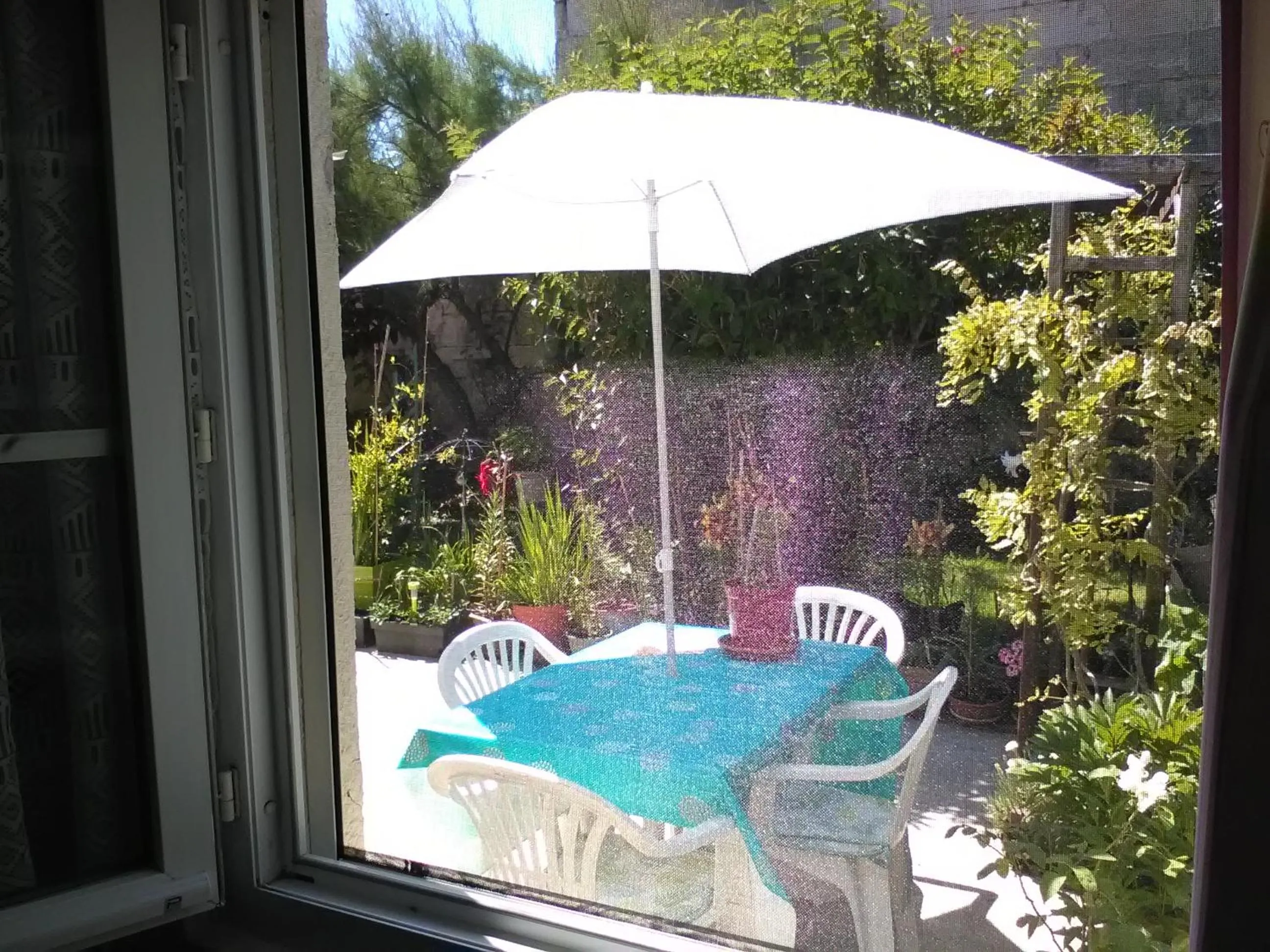 Garden view in Le Parisien