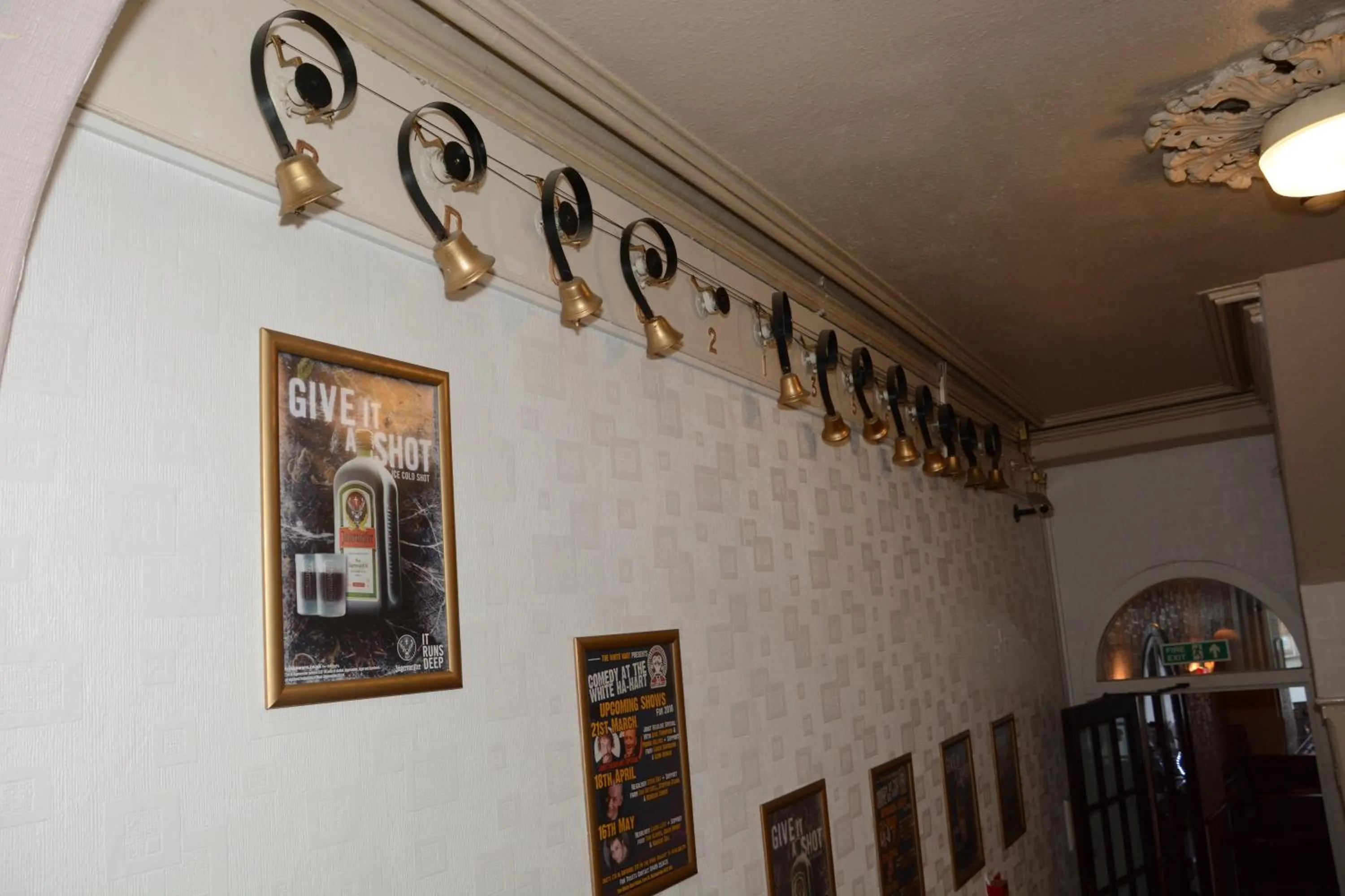 Decorative detail in The White Hart Hotel