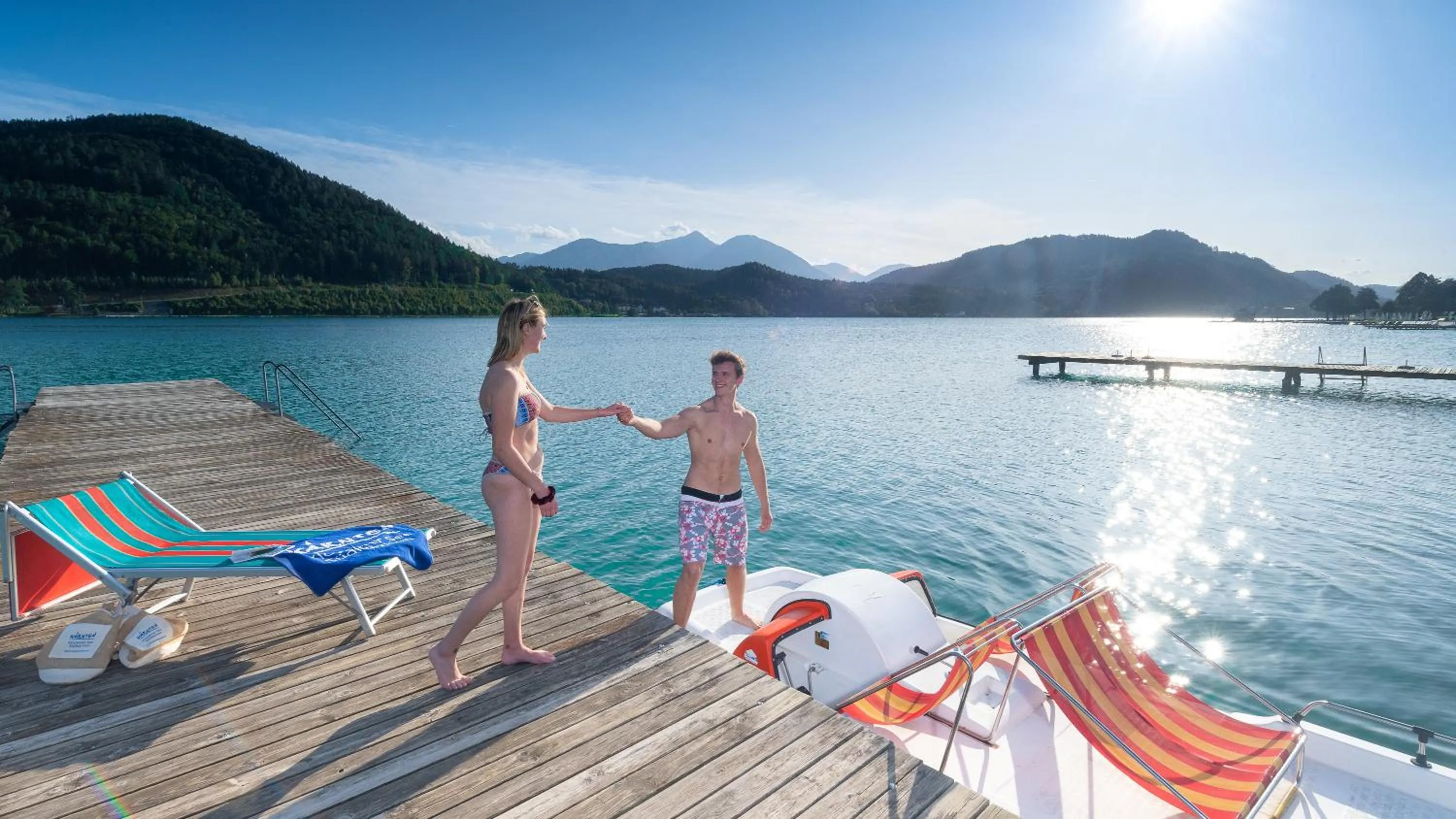 Beach in Aparthotel Klopeinersee