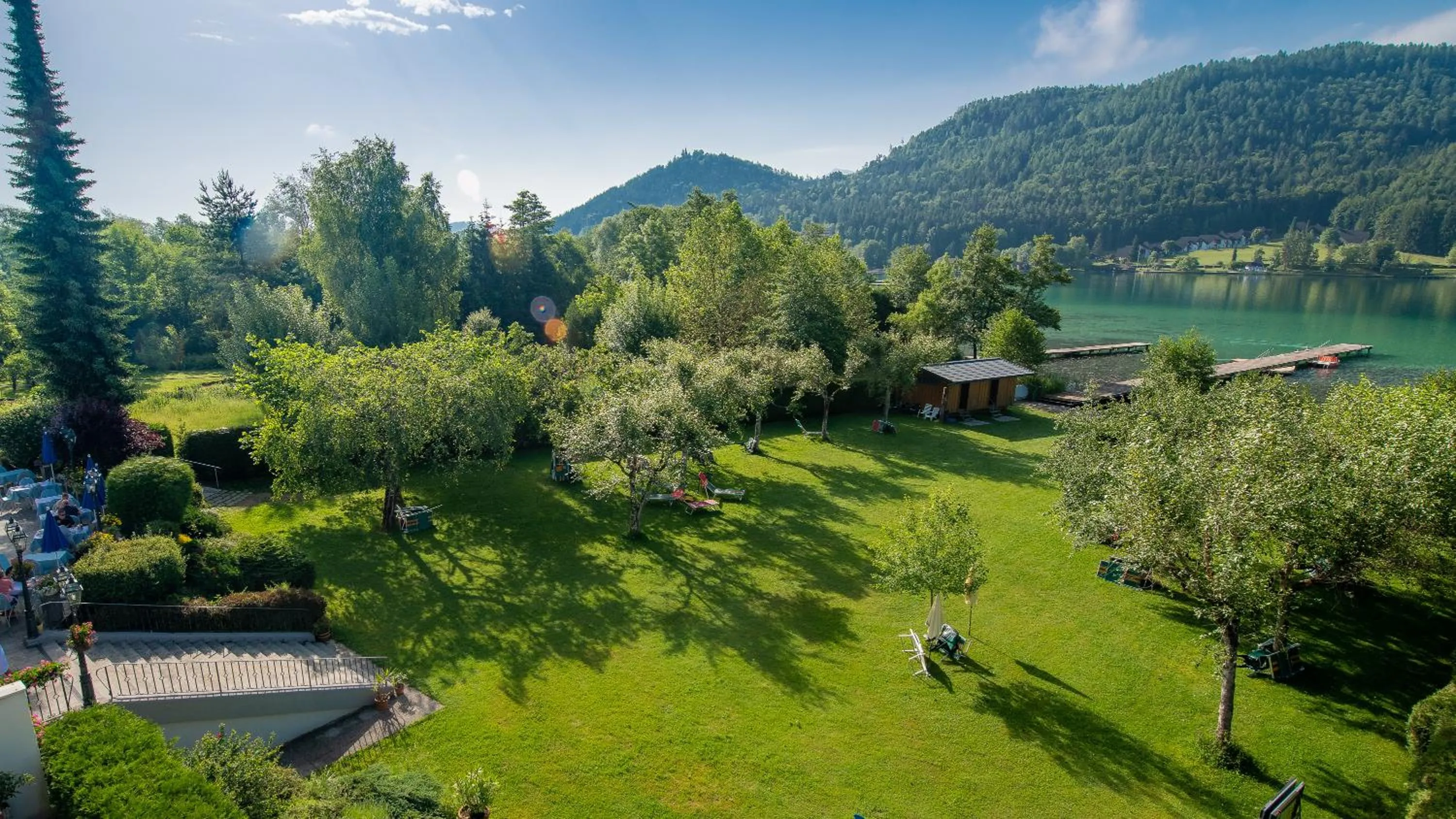Garden in Aparthotel Klopeinersee