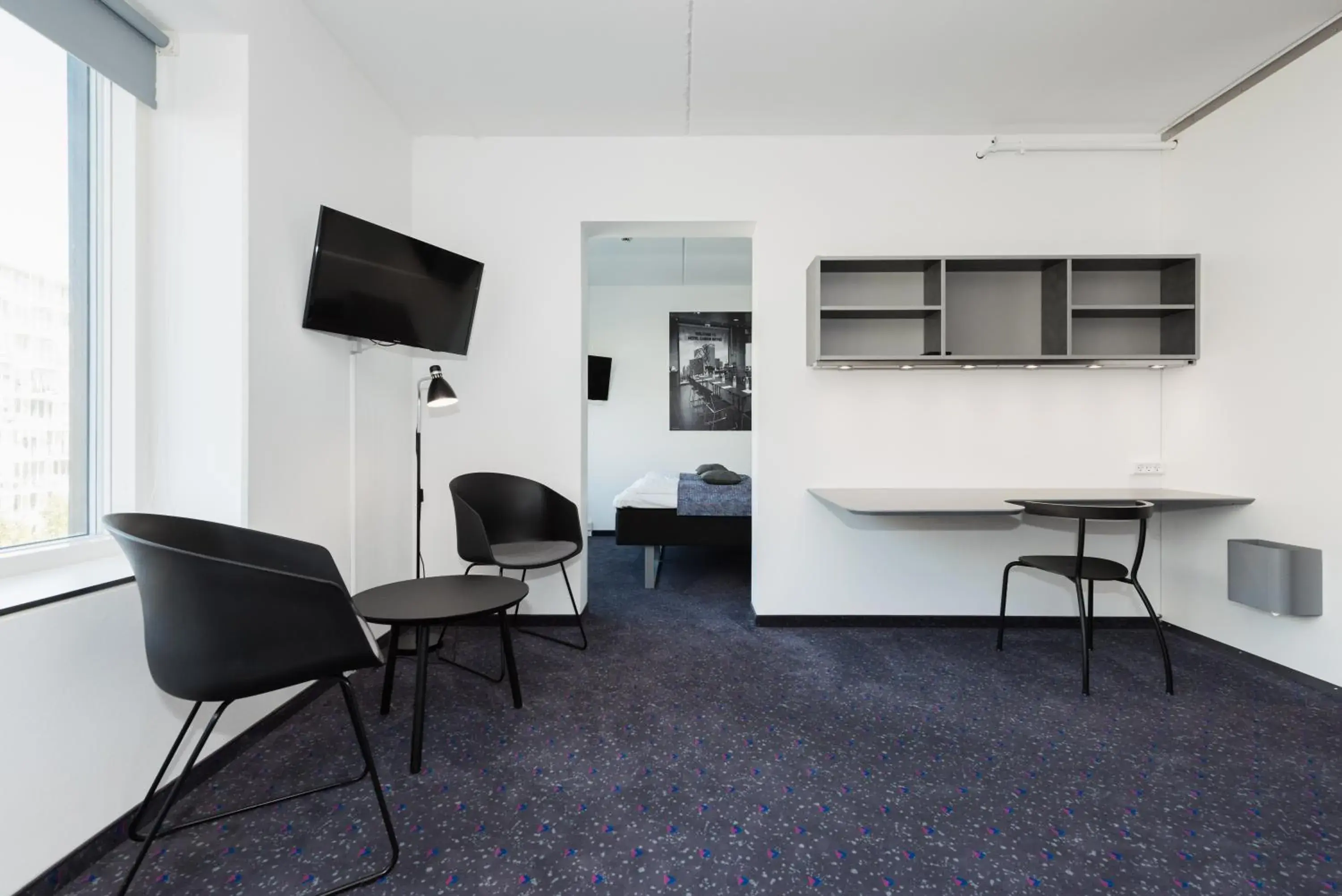 Living room in Cabinn Apartments Living room in Cabinn Apartments