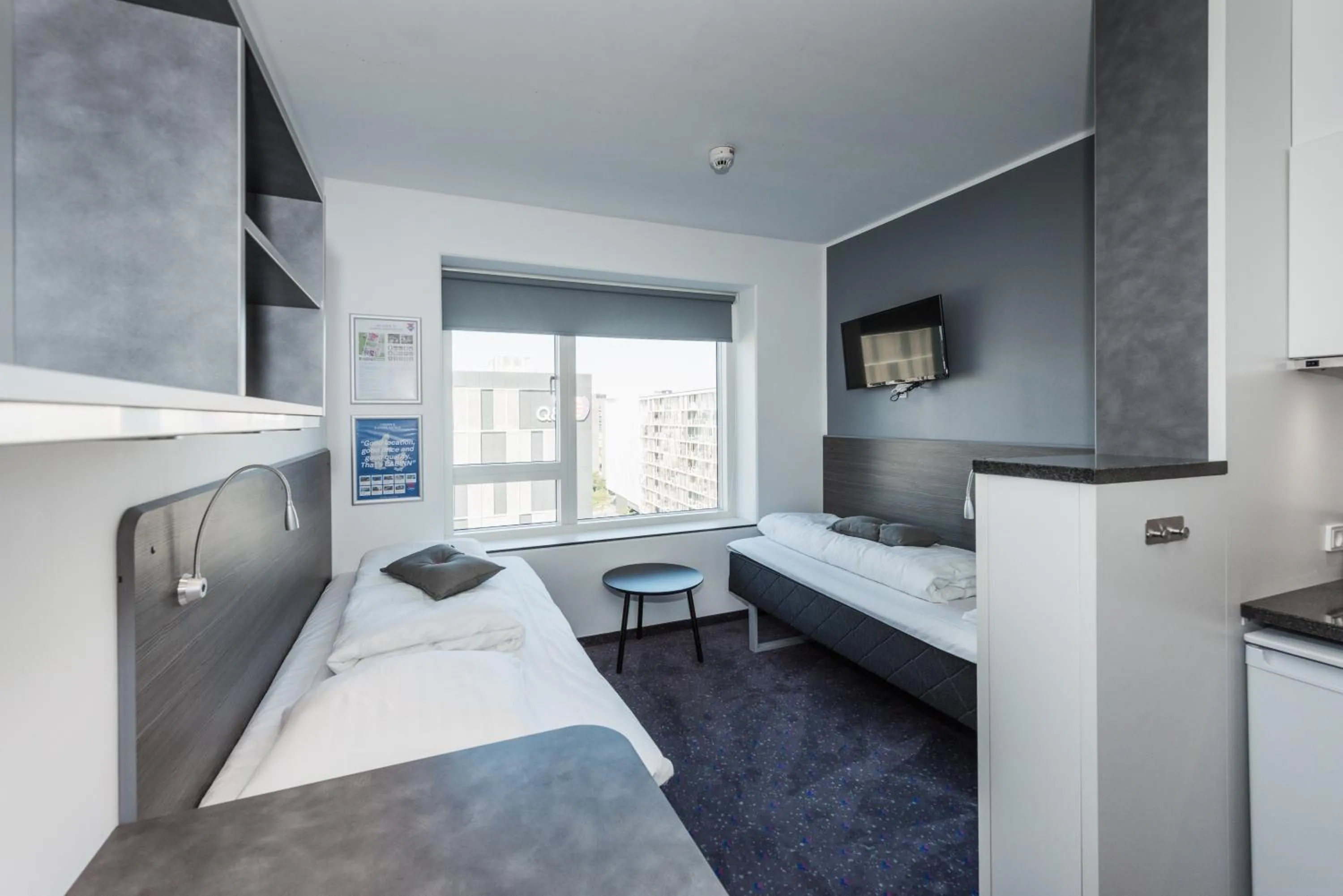 Bed in Cabinn Apartments