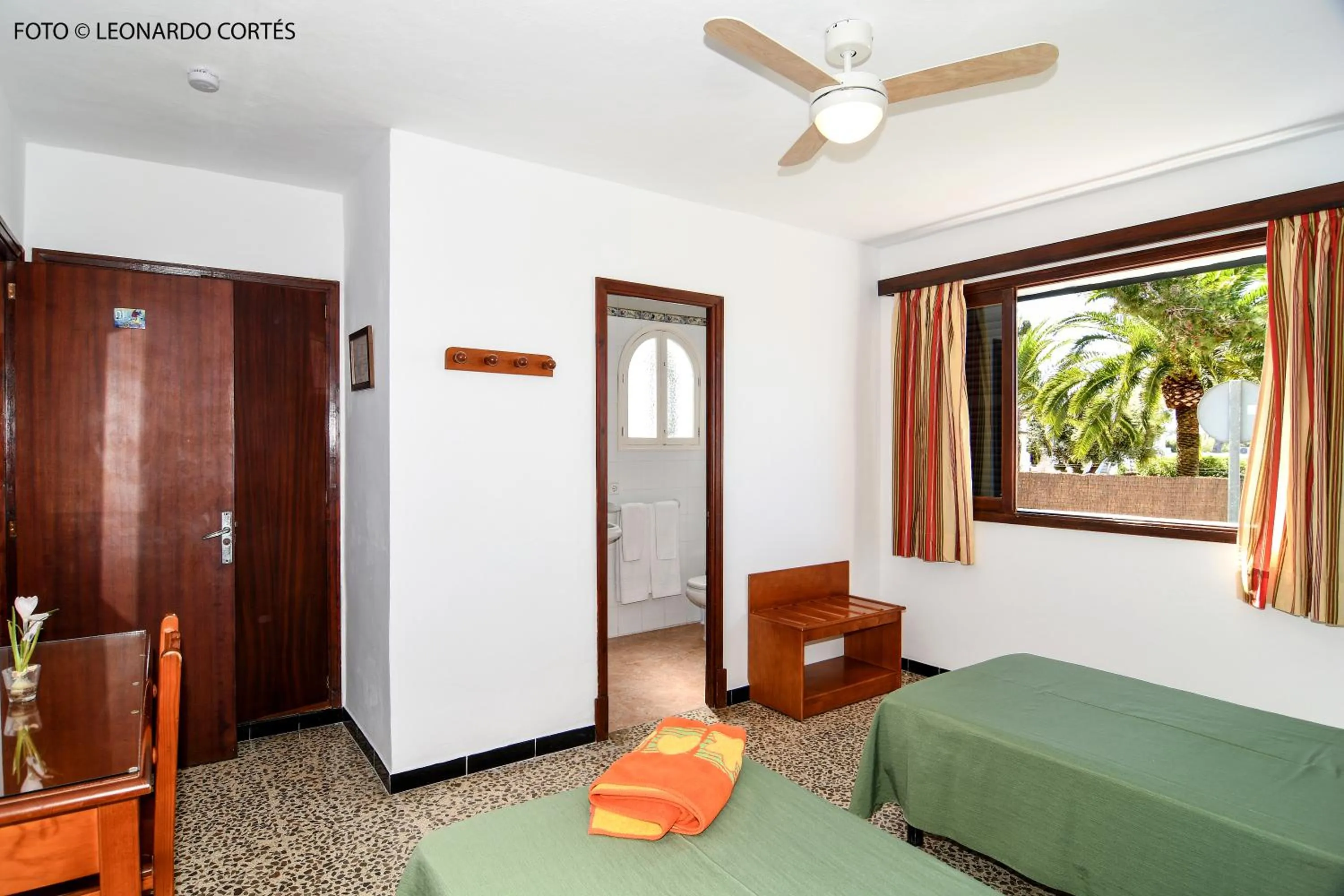 Garden view in Hostal La Ceiba