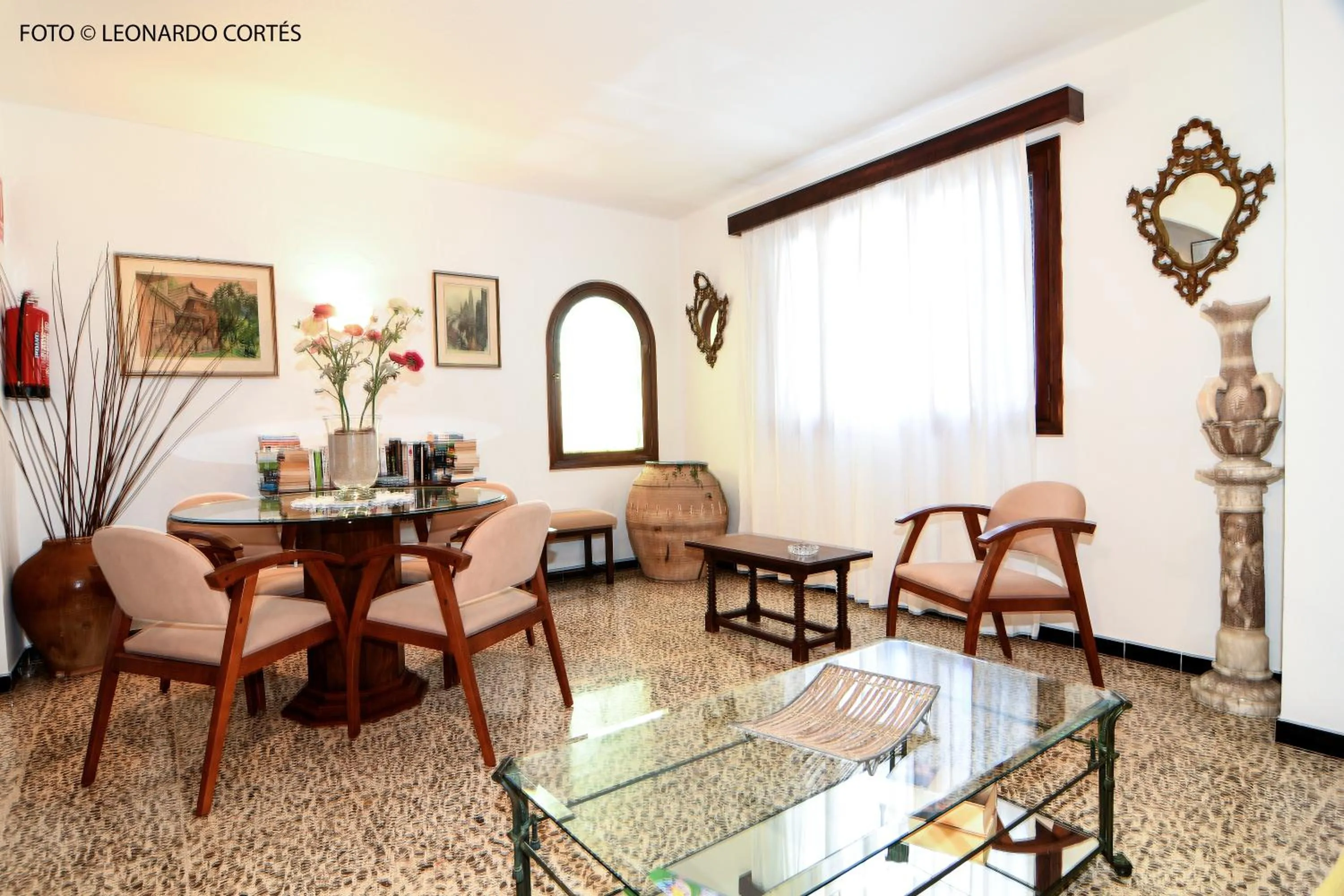 Living room in Hostal La Ceiba