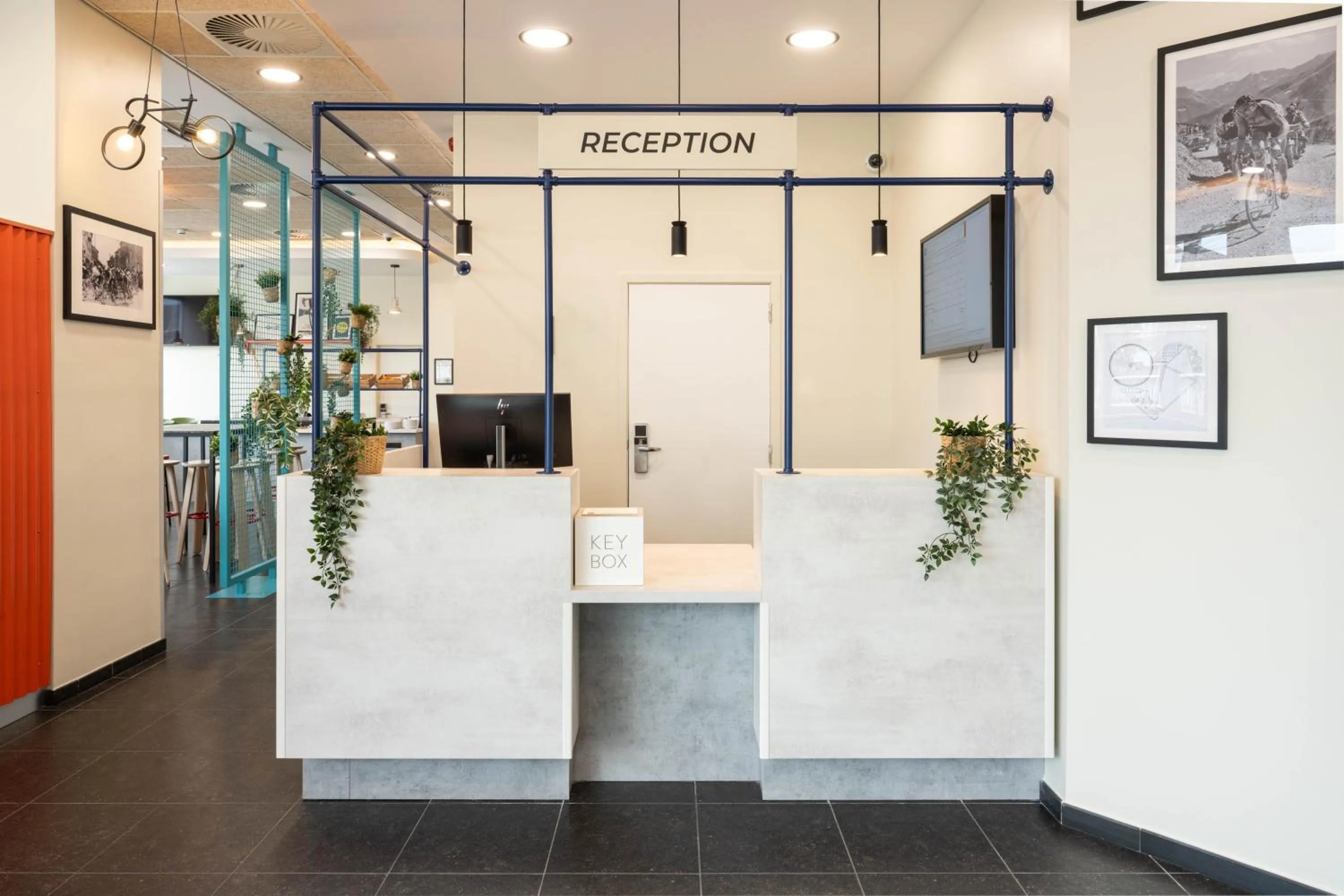 Lobby or reception in ibis budget Leuven Centrum