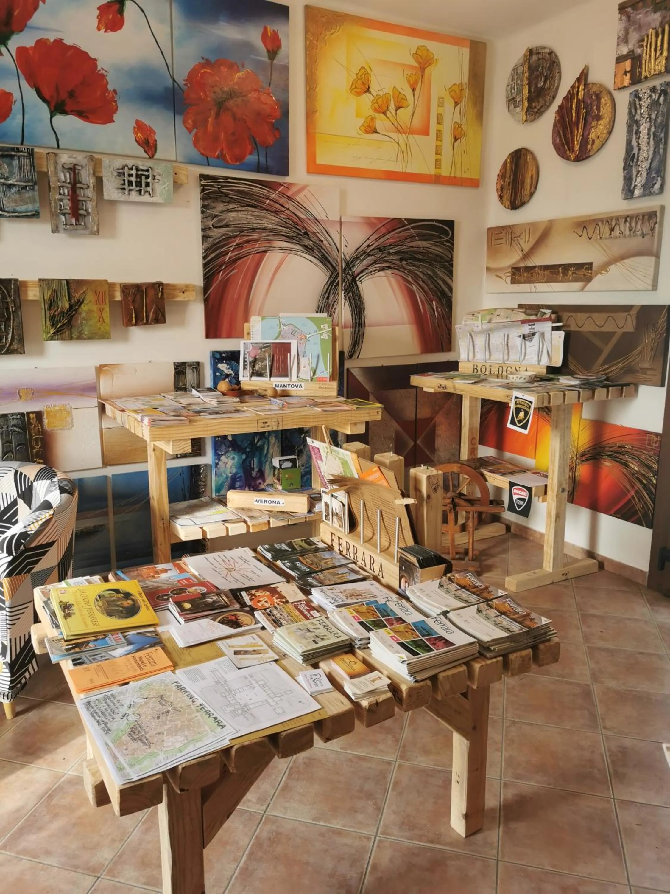 Living room in Casa di Campagna B&B La Corte Ferrara