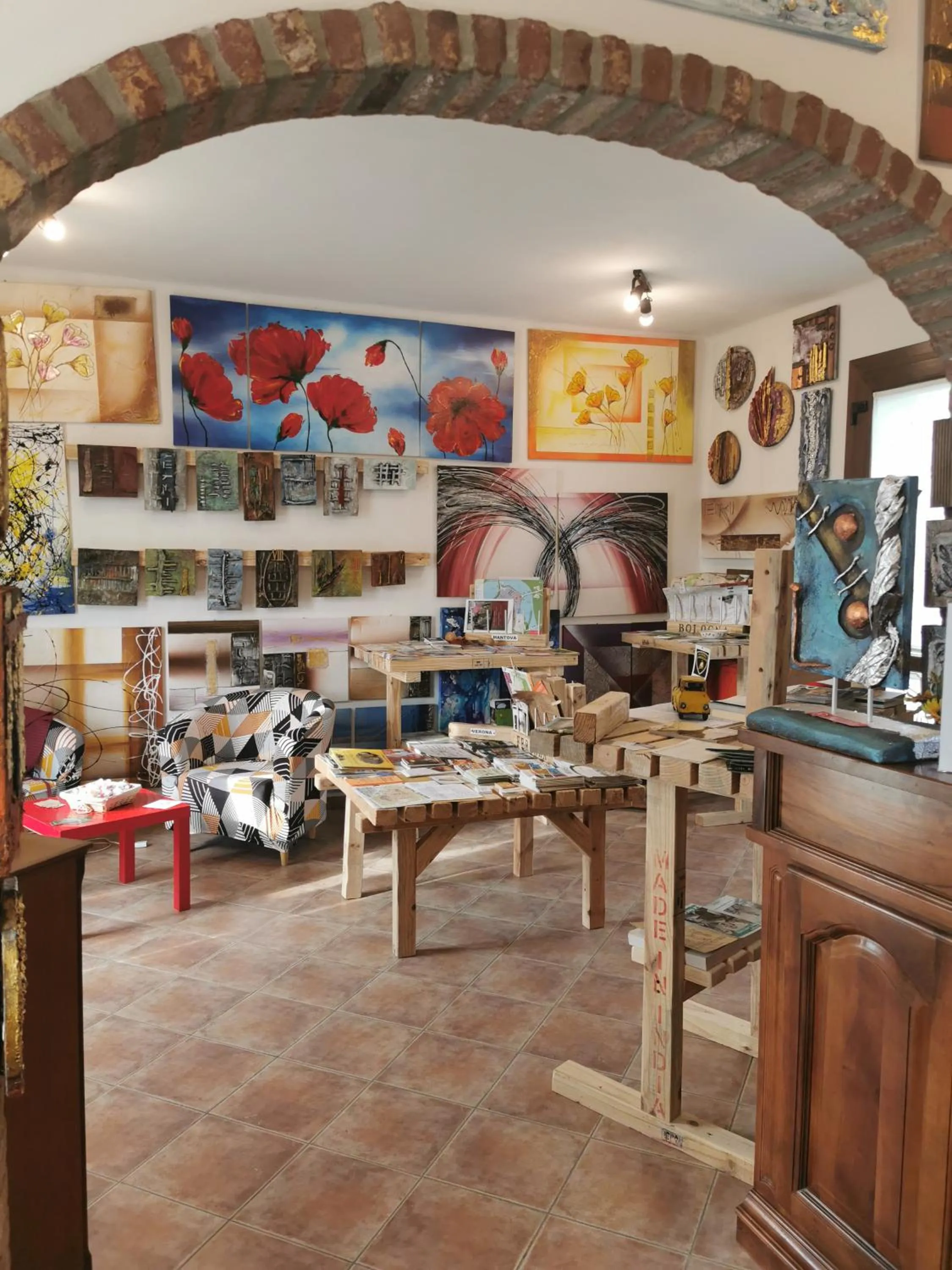 Lobby or reception in Casa di Campagna B&B La Corte Ferrara