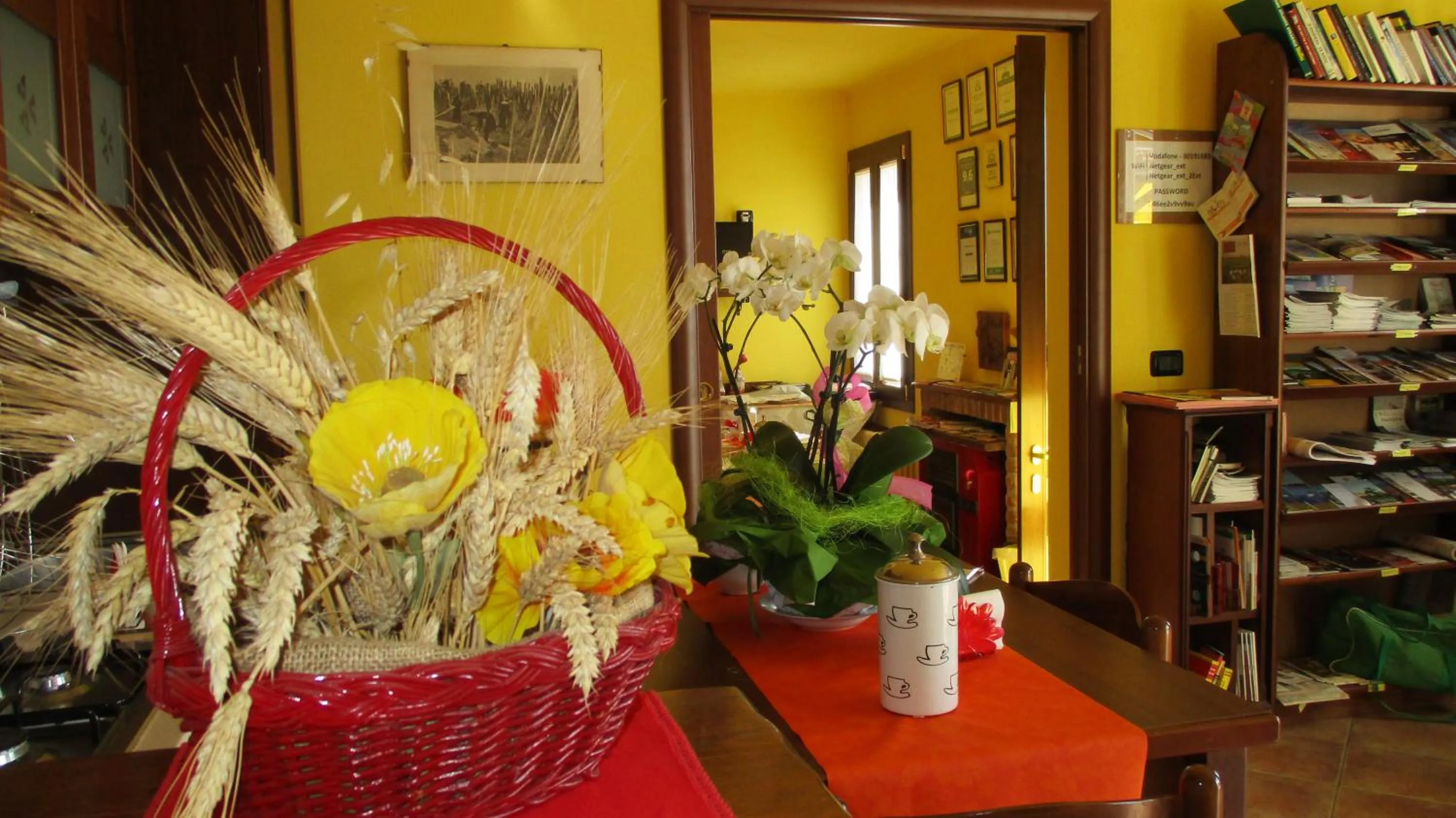 Decorative detail in Casa di Campagna B&B La Corte Ferrara