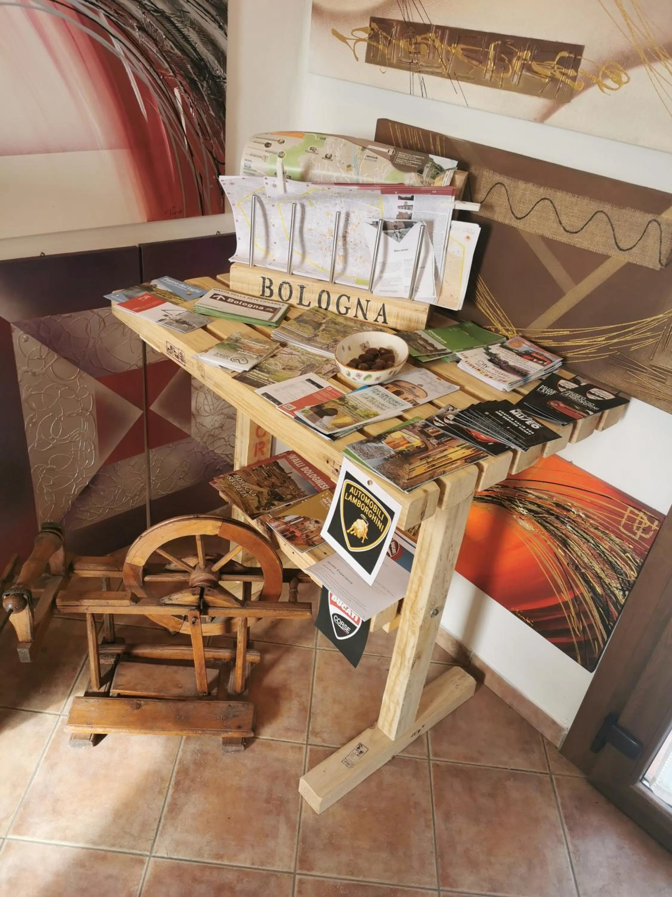 Lobby or reception in Casa di Campagna B&B La Corte Ferrara