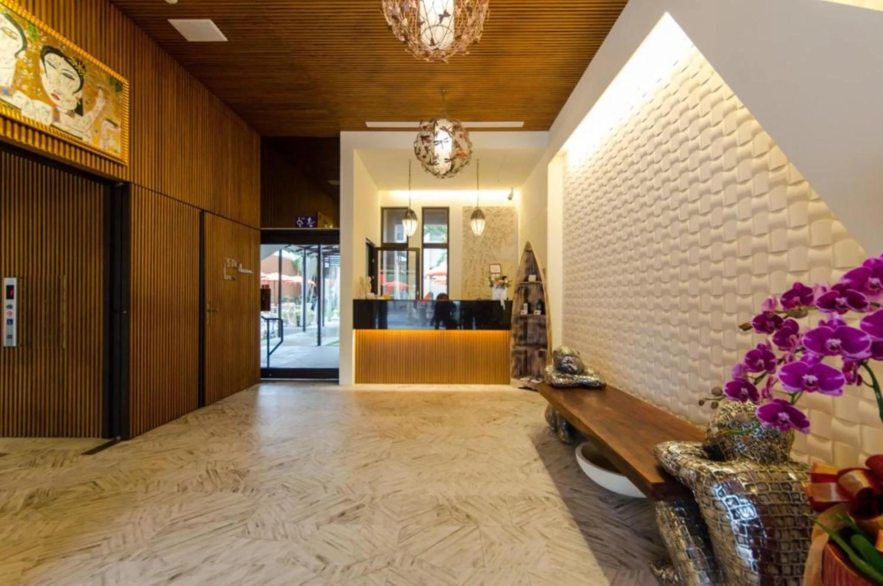 Lobby or reception in 嬉安平 Si Anping by Hotel Si