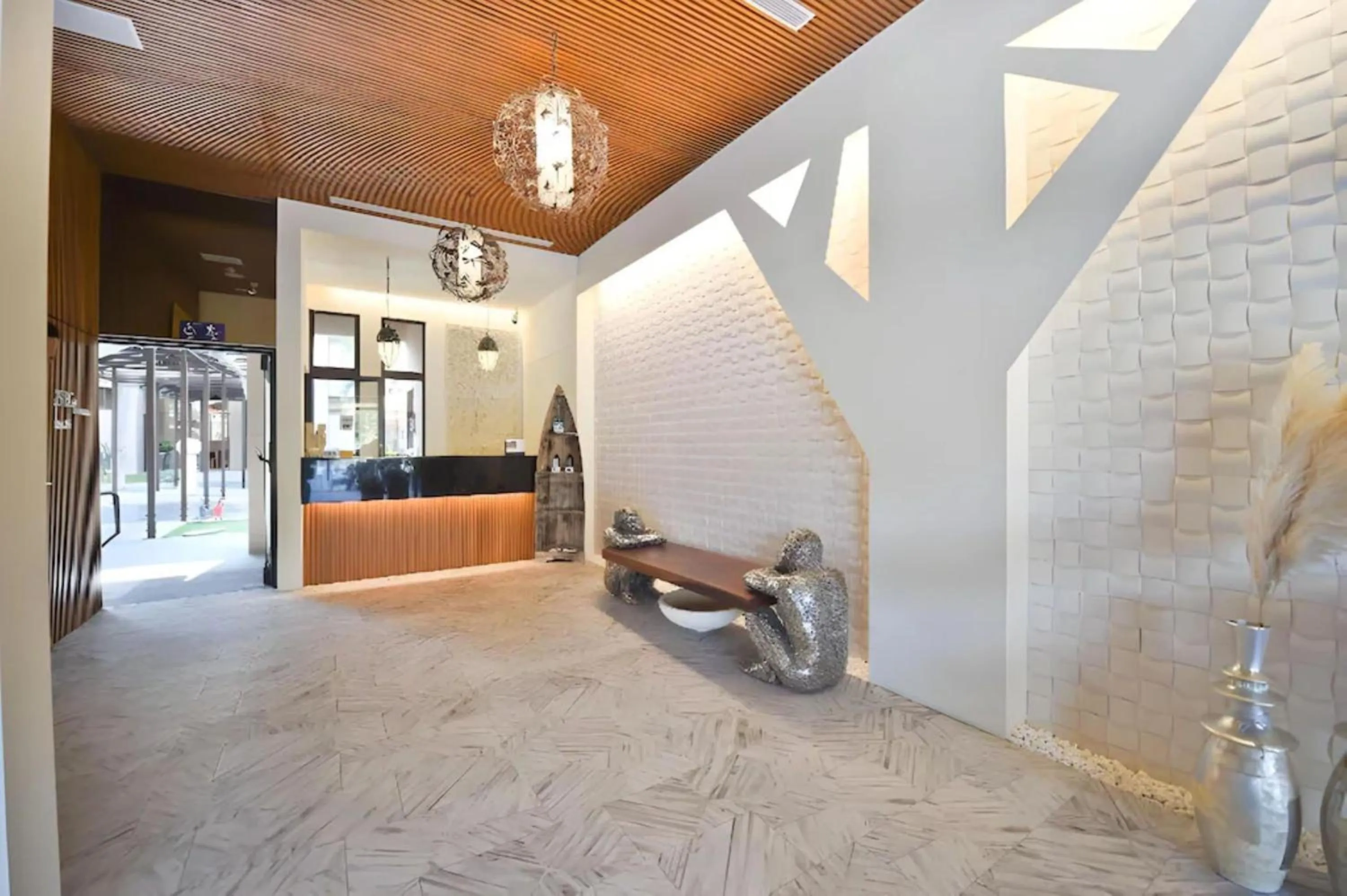 Lobby or reception in 嬉安平 Si Anping by Hotel Si