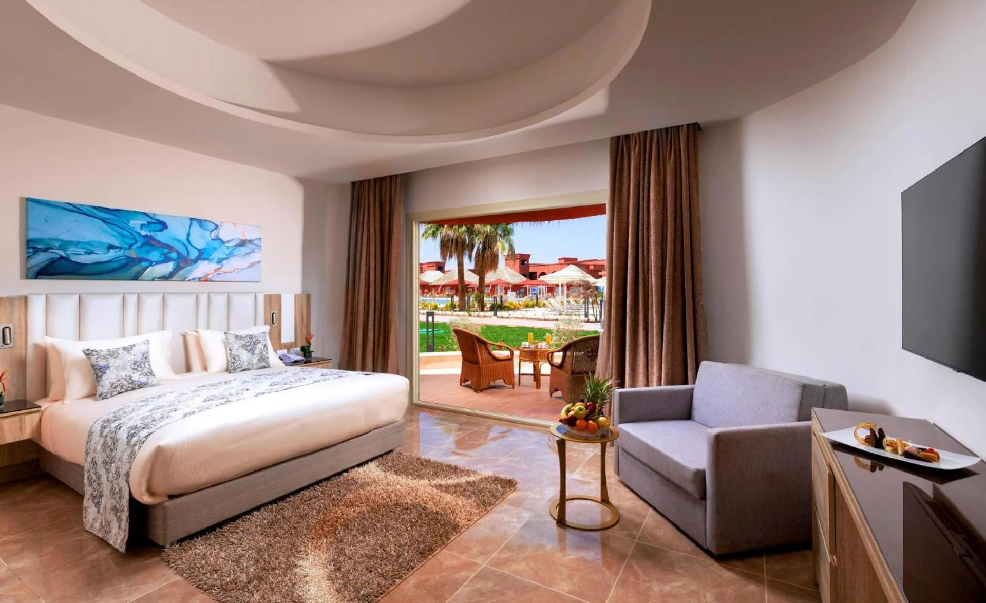 Photo of the whole room, Bed in Pickalbatros Laguna Vista Aqua Park - 24 HRS All Inclusive