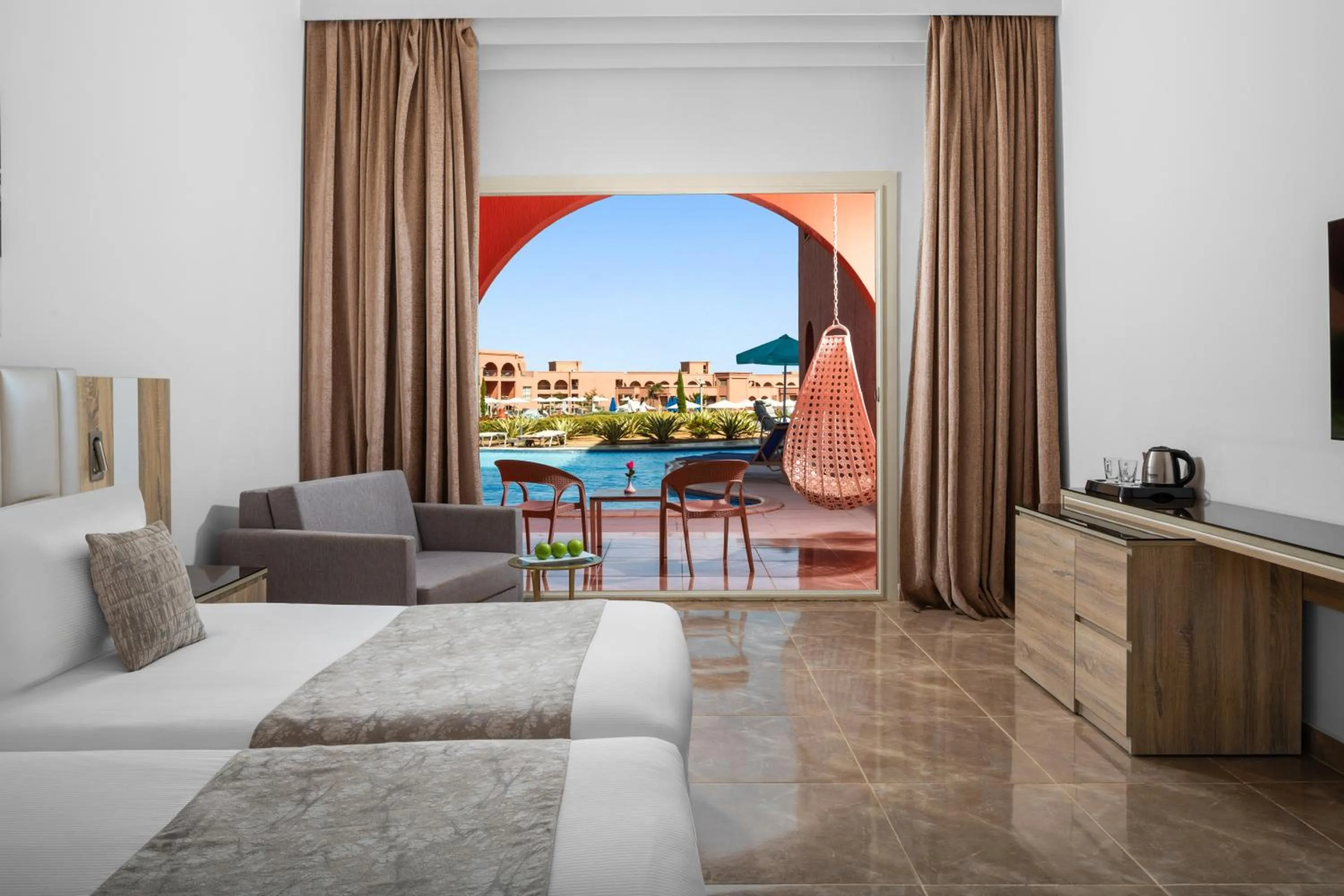 Bed in Pickalbatros Laguna Vista Aqua Park - 24 HRS All Inclusive