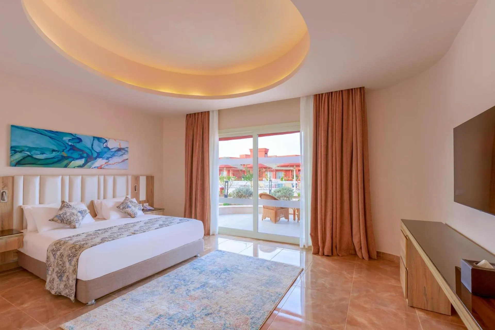 Photo of the whole room, Bed in Pickalbatros Laguna Vista Aqua Park - 24 HRS All Inclusive