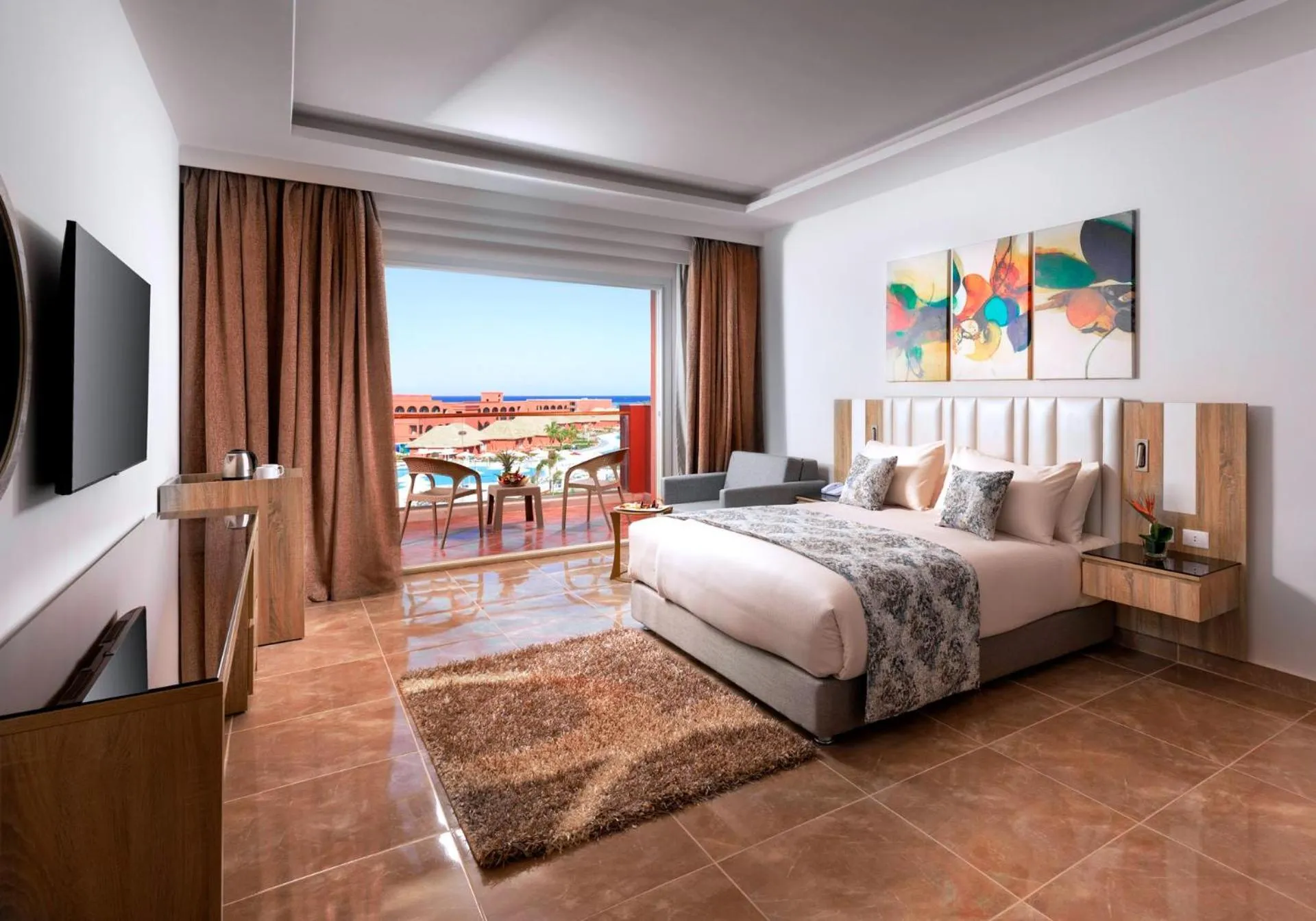 Photo of the whole room, Bed in Pickalbatros Laguna Vista Aqua Park - 24 HRS All Inclusive