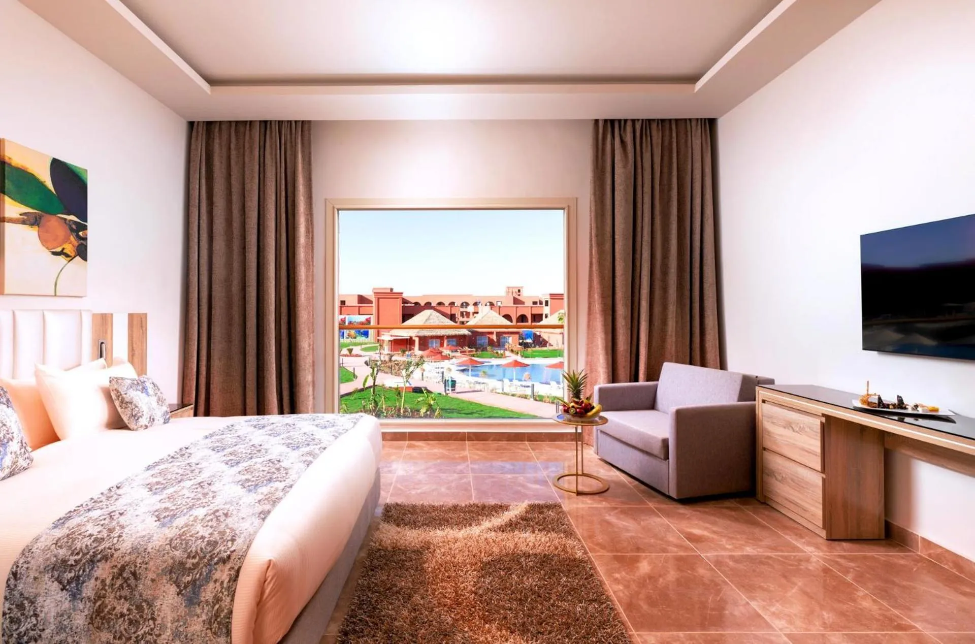 Photo of the whole room, Bed in Pickalbatros Laguna Vista Aqua Park - 24 HRS All Inclusive