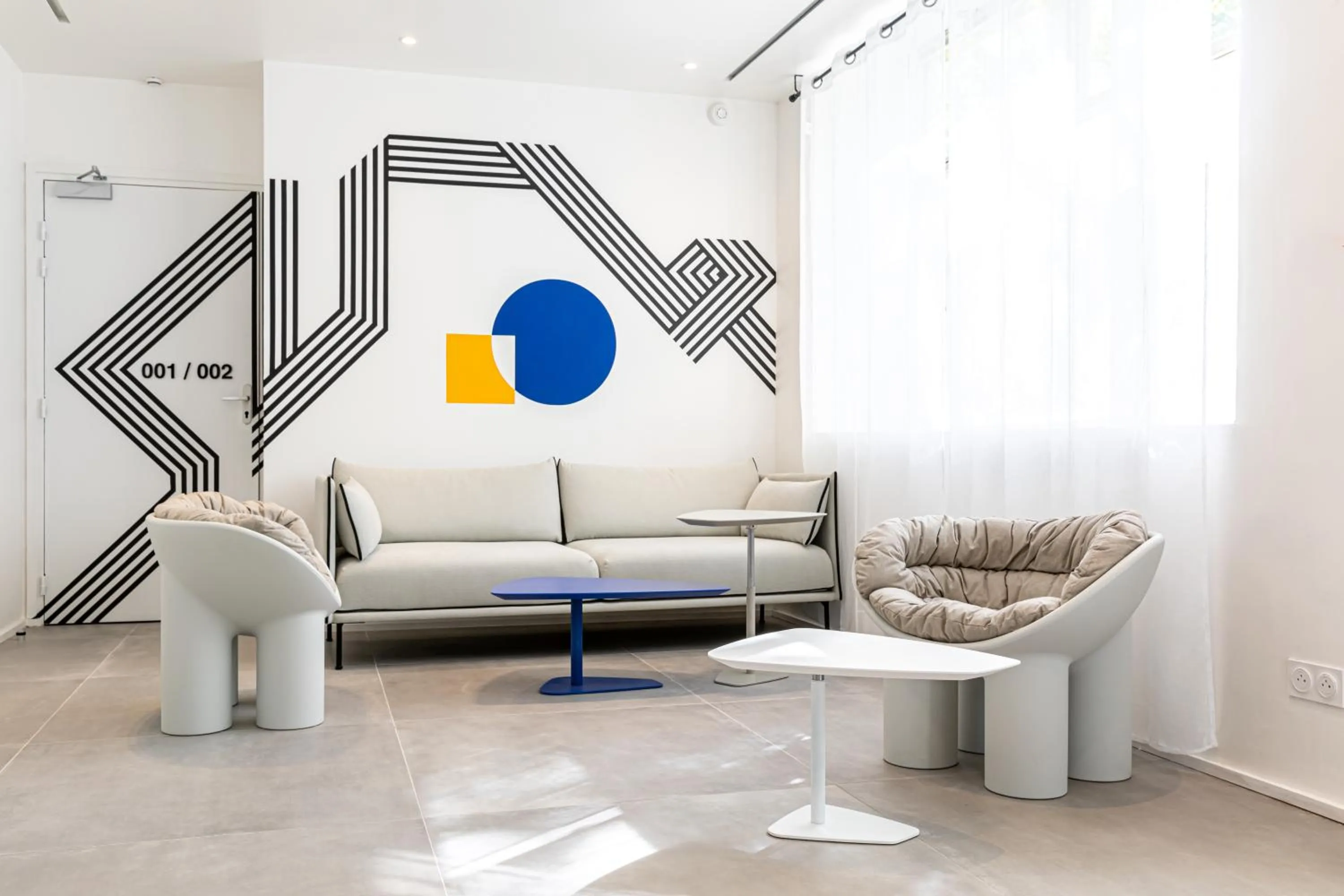 Living room in Graphik Montparnasse