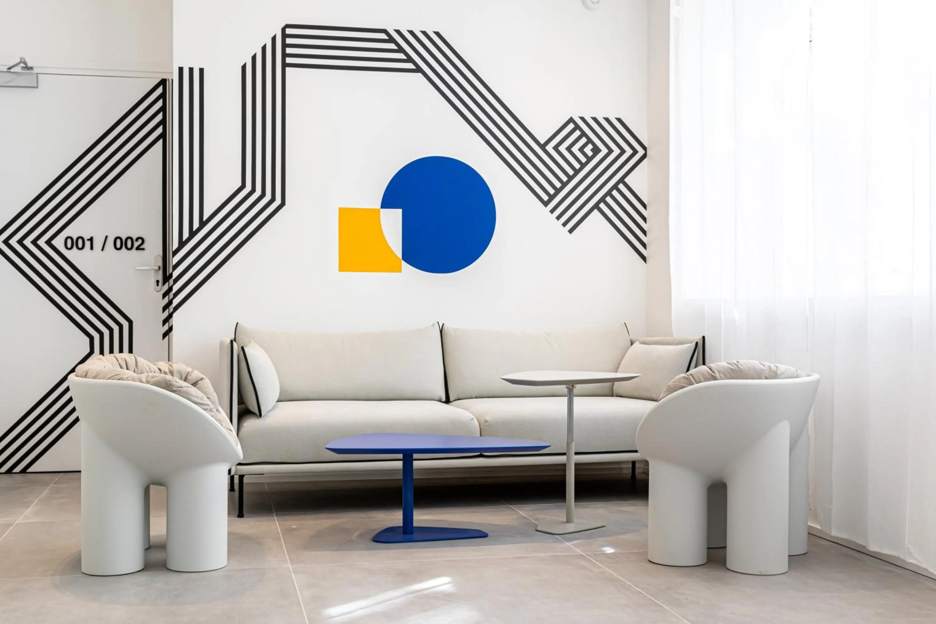 Living room in Graphik Montparnasse