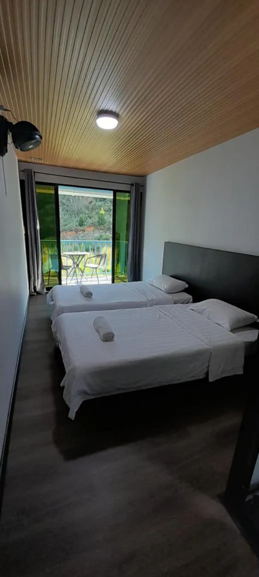 Bed in Wind Valley Farmstay