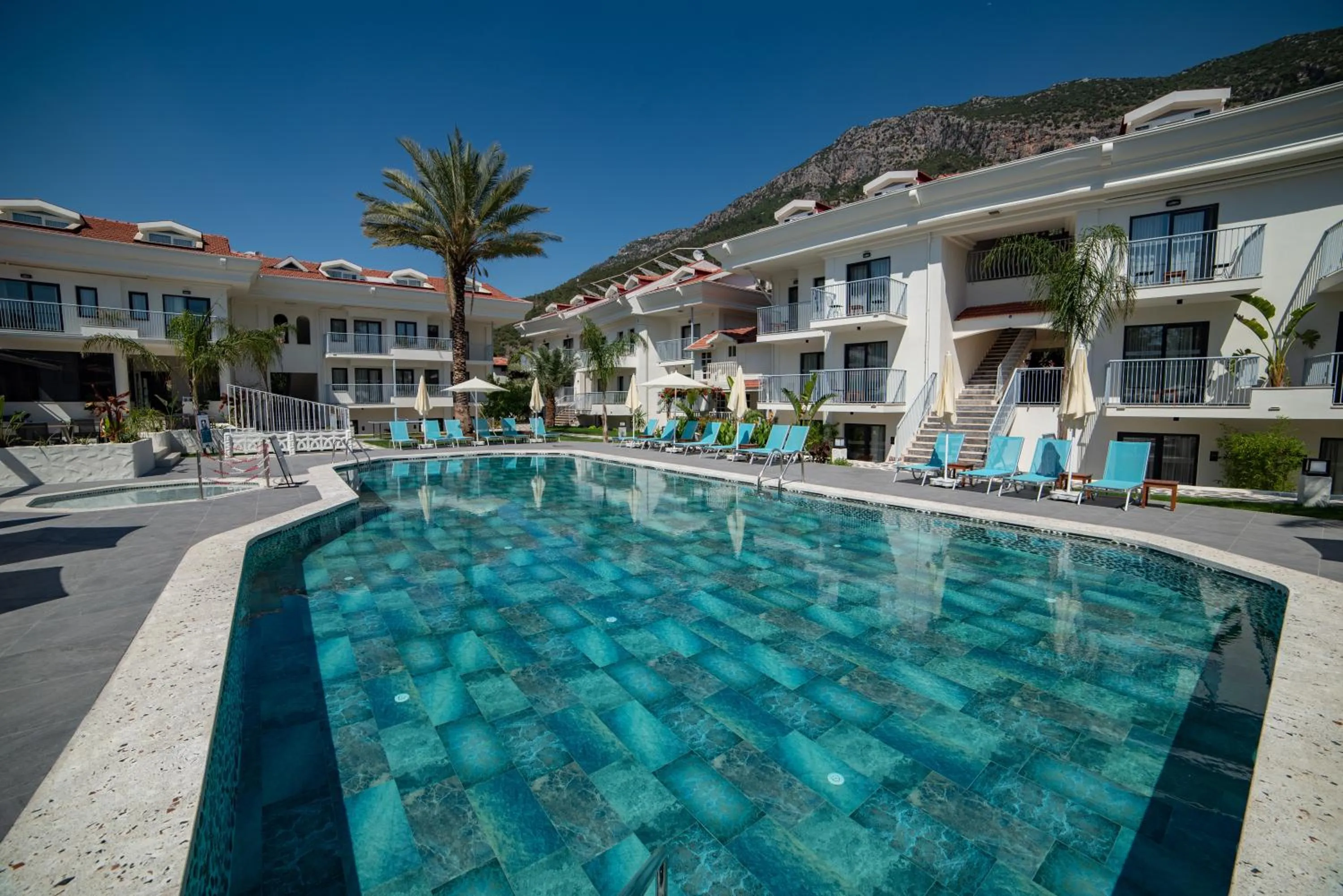 Pool view in Blue Star Hotel