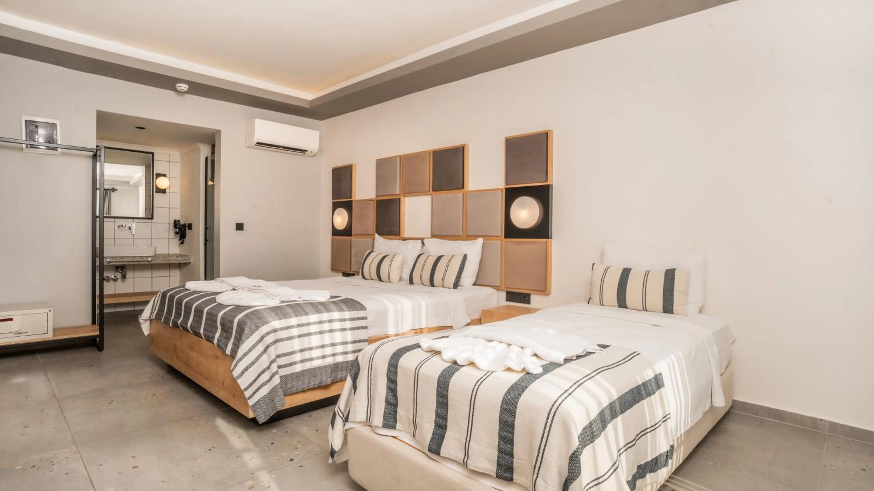 Bed in Blue Star Hotel