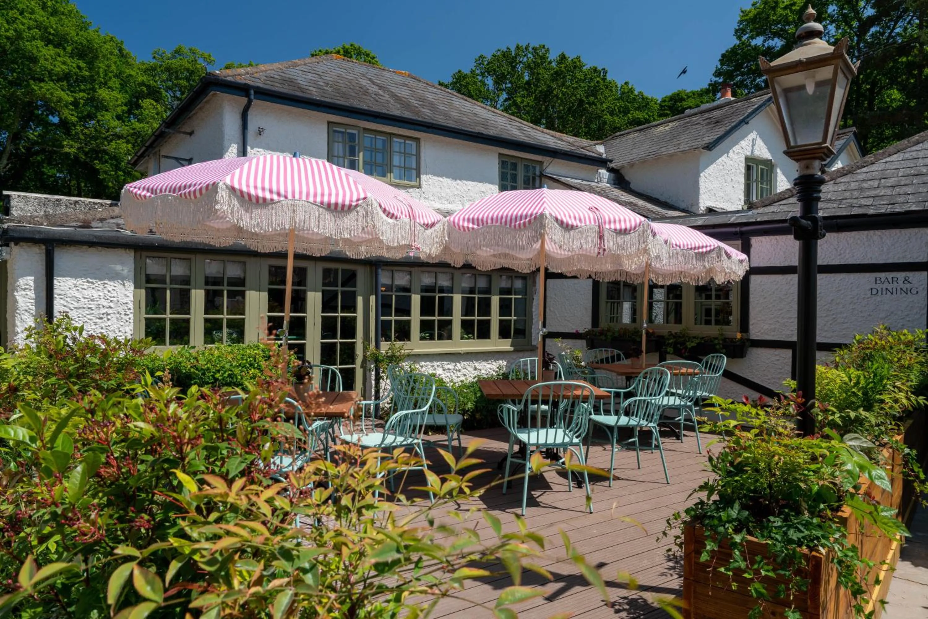 Patio in High Corner Inn