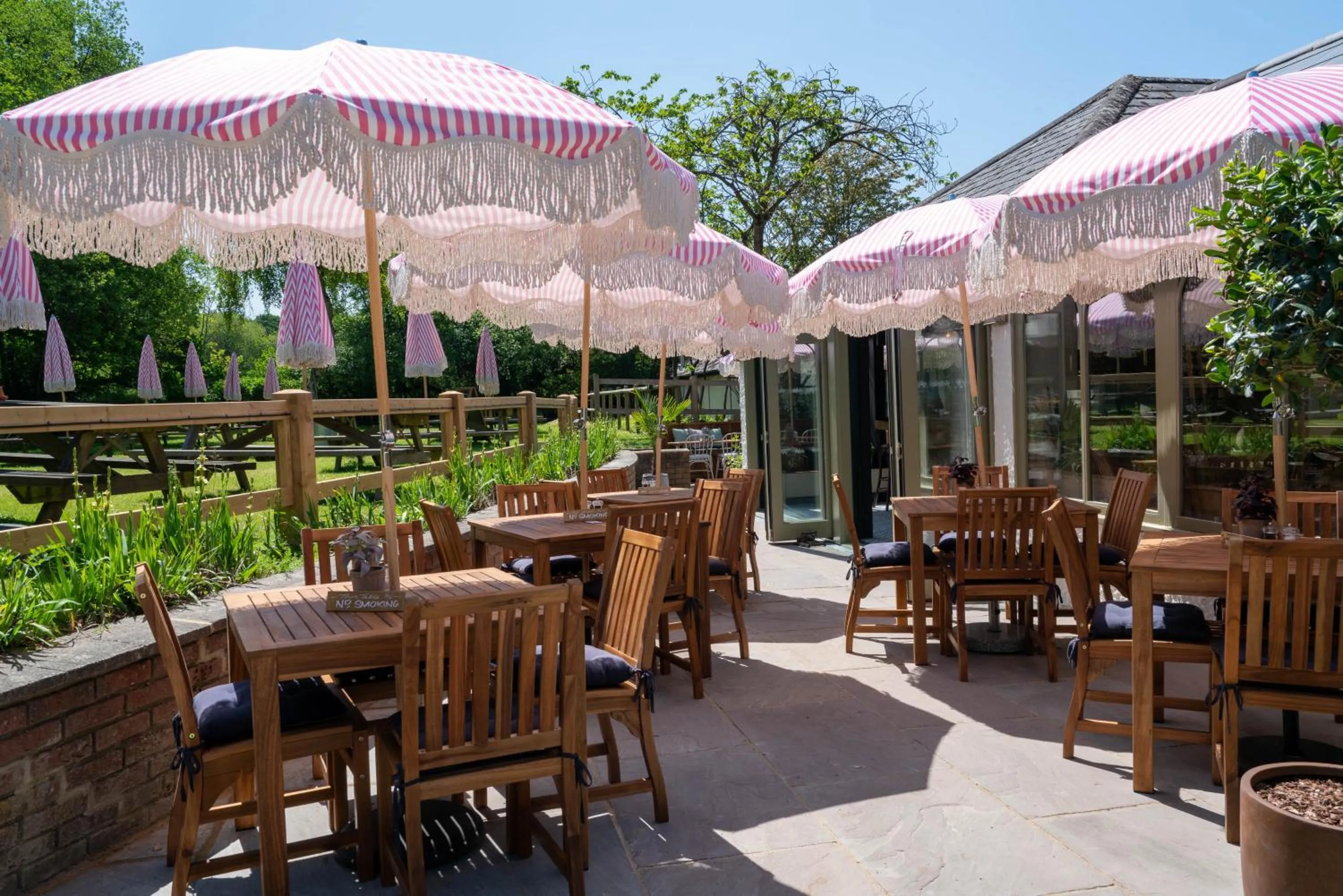 Patio in High Corner Inn