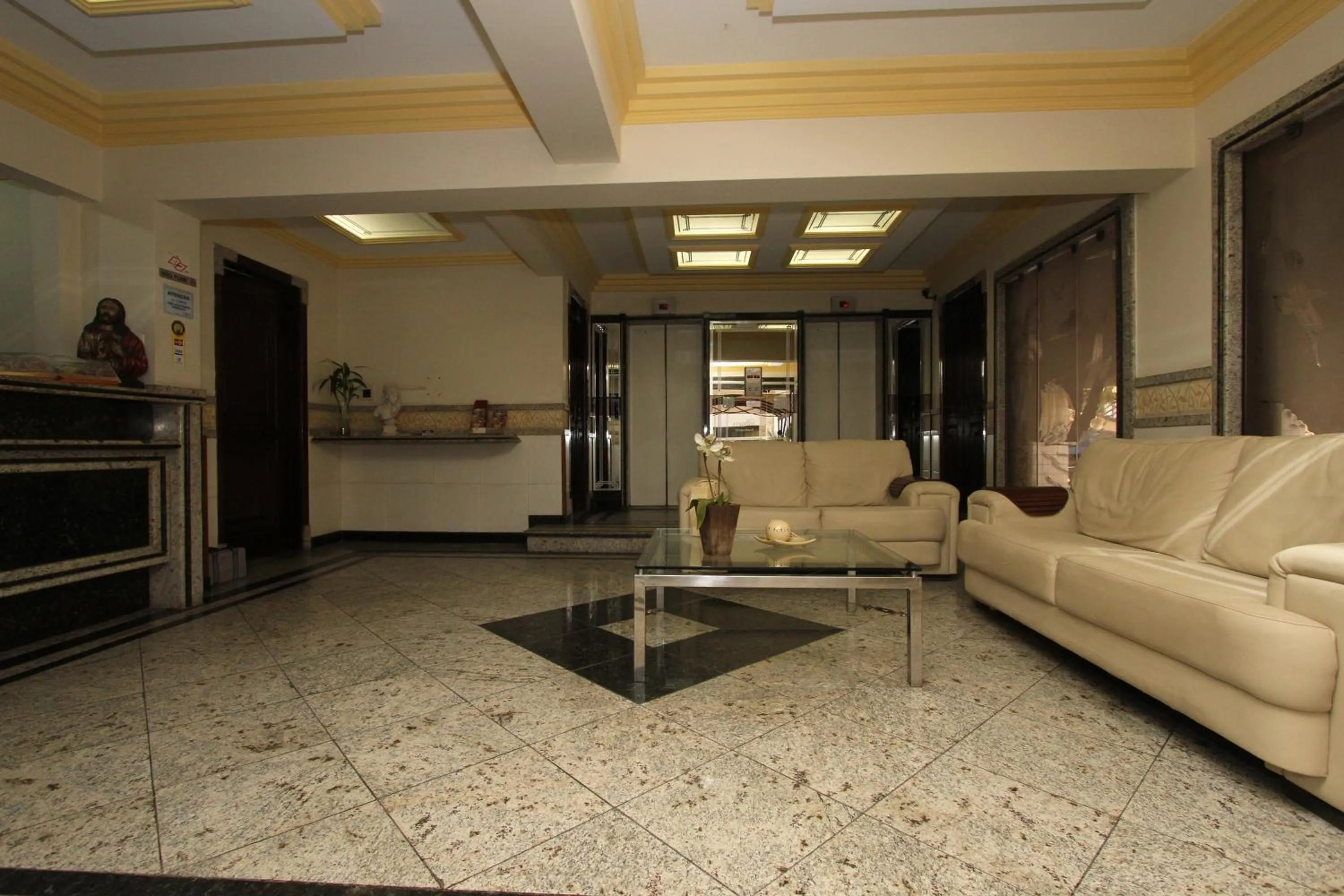 Seating area in Flat Itararé Tower Beach