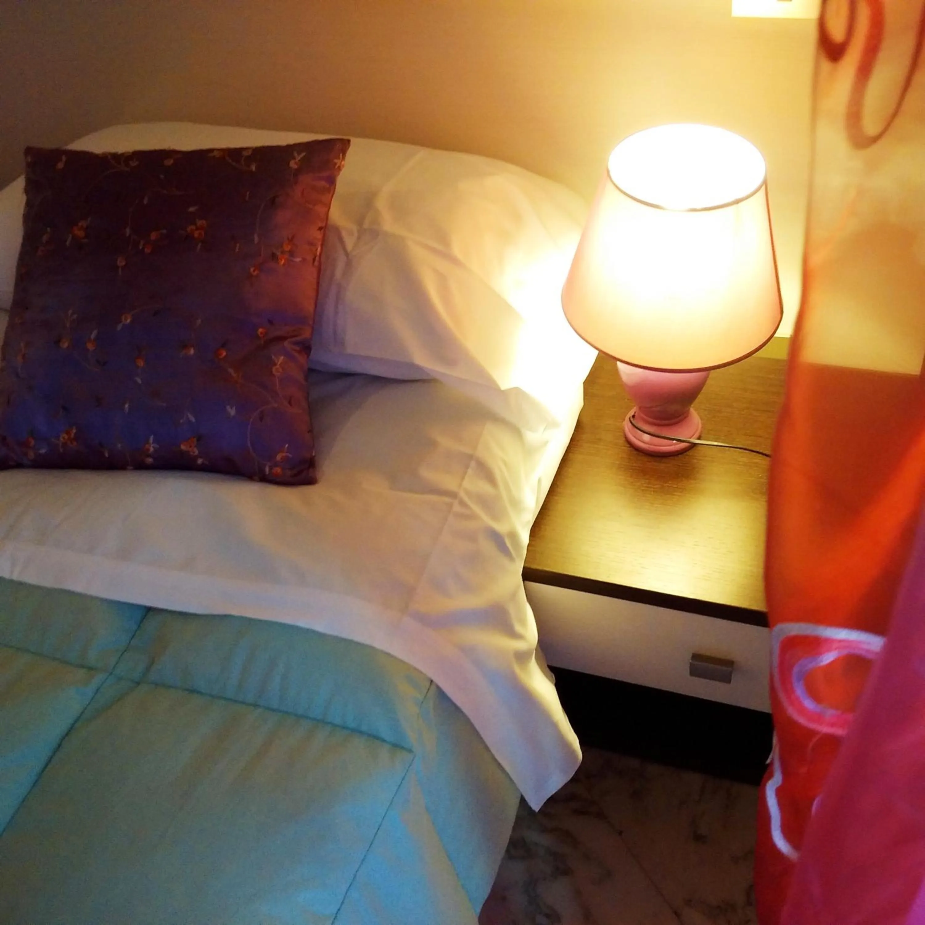 Decorative detail, Bed in Foresteria Del Pescatore