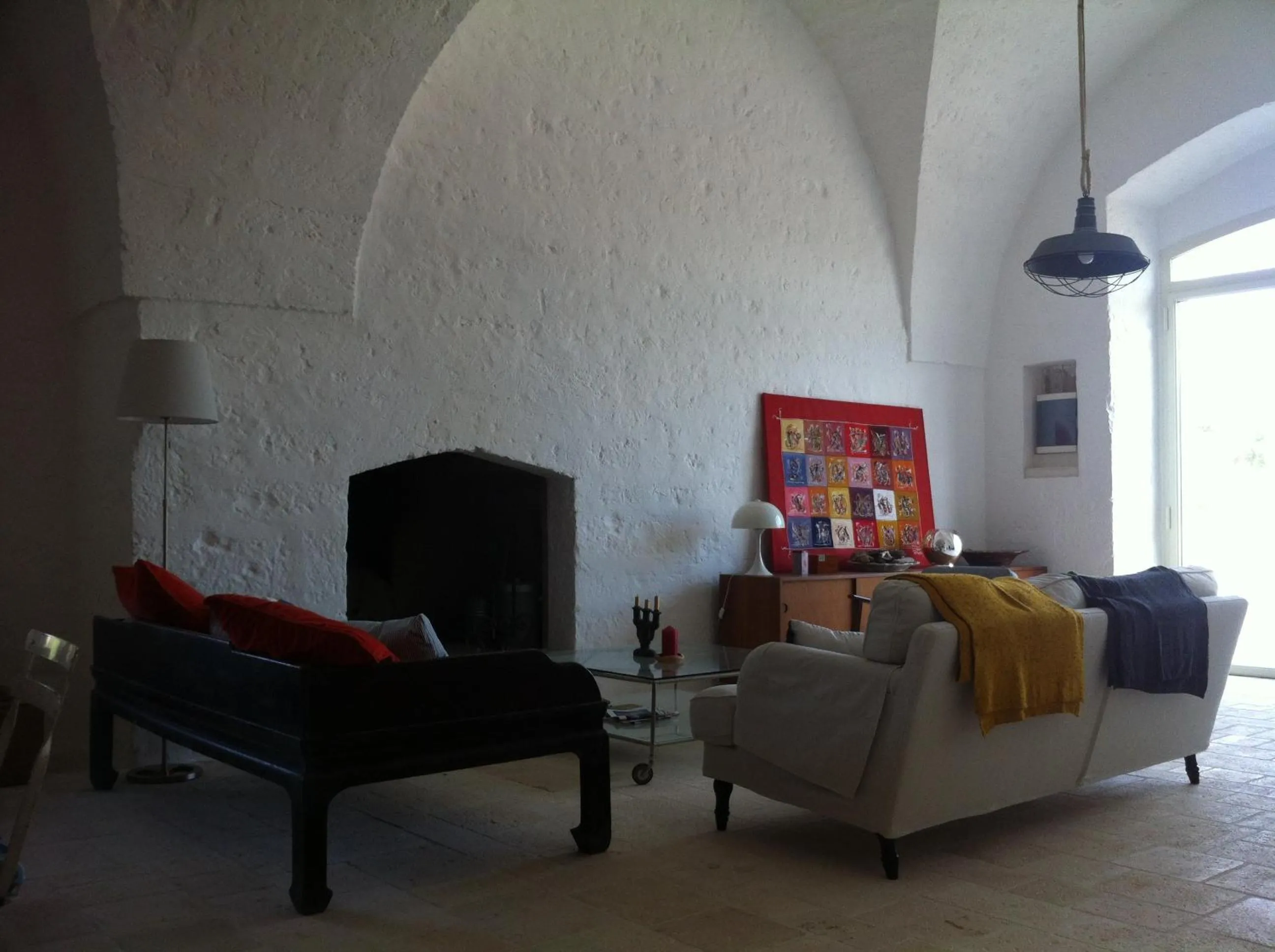 Communal lounge/ TV room in B&B Coccio Pesto