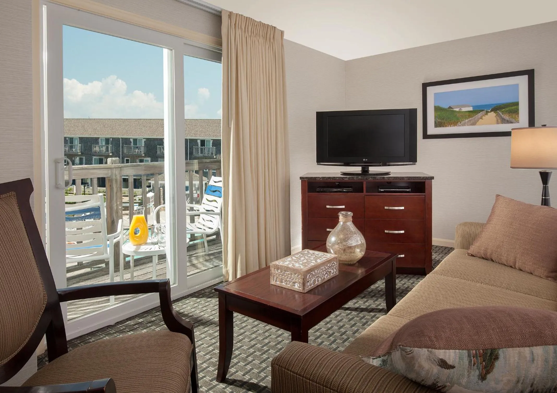 Living room in Ocean Mist Hotel