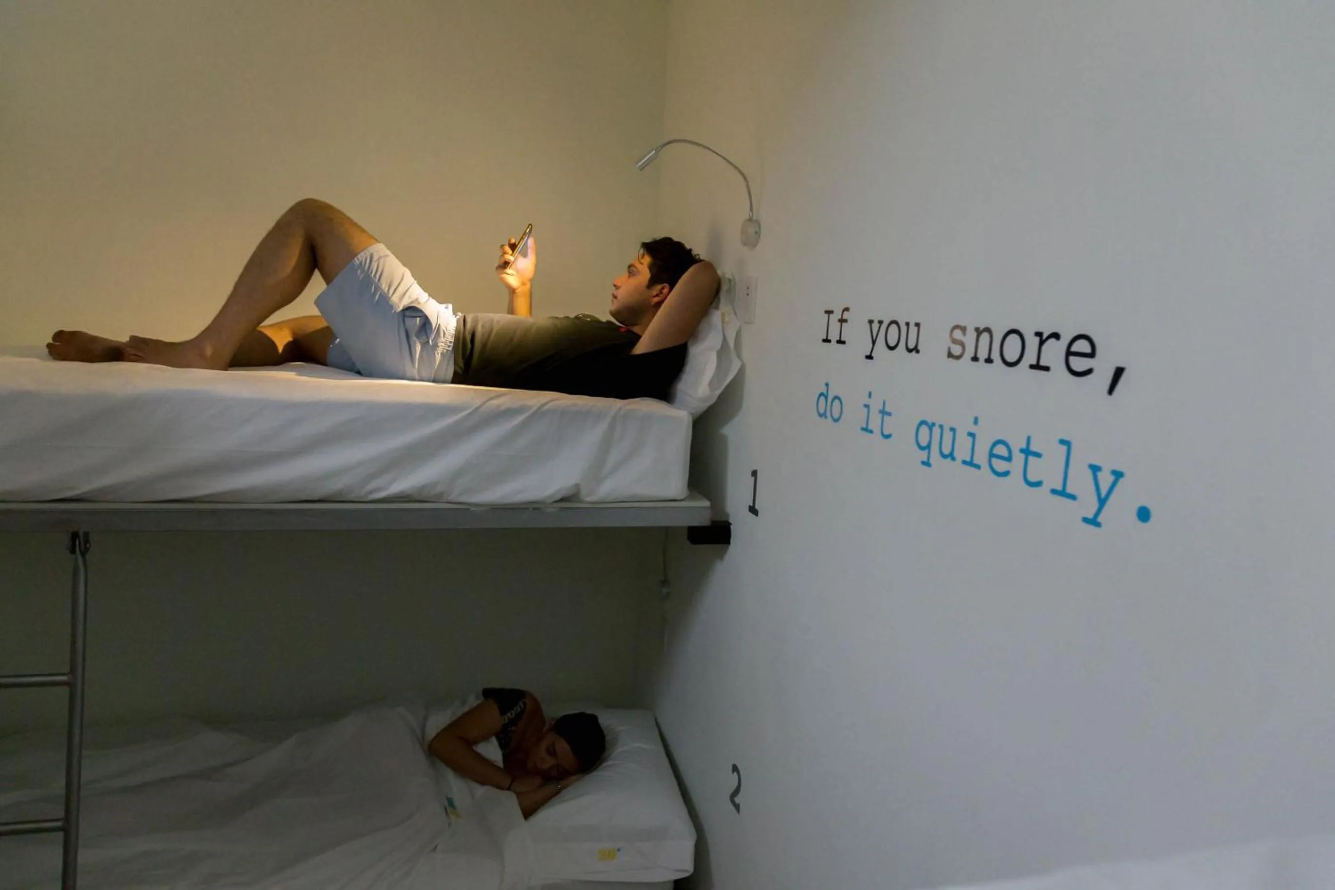 Bed in Hostel Frente al Mar Tropico 20º