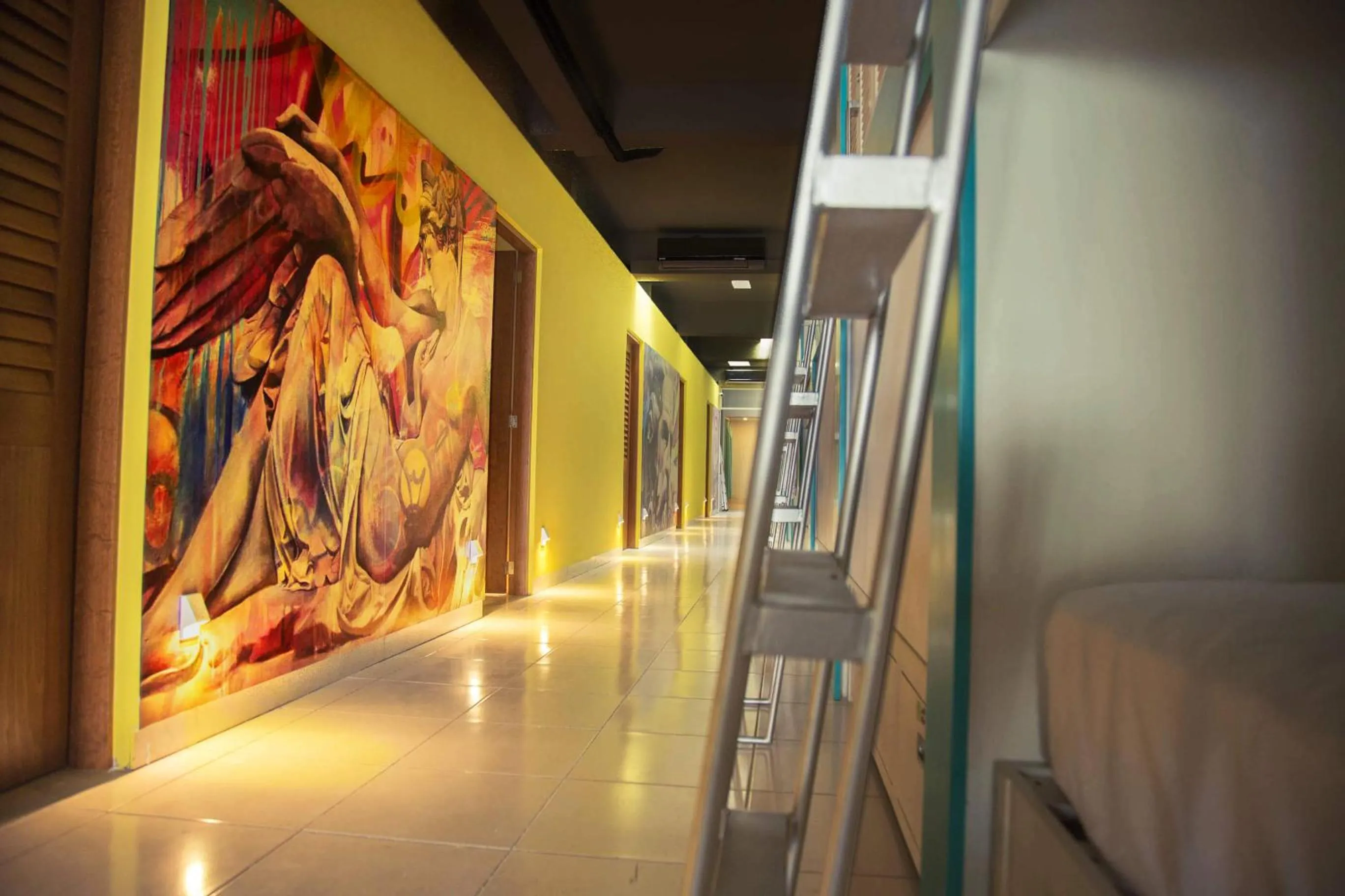 Decorative detail in Hostel Frente al Mar Tropico 20º