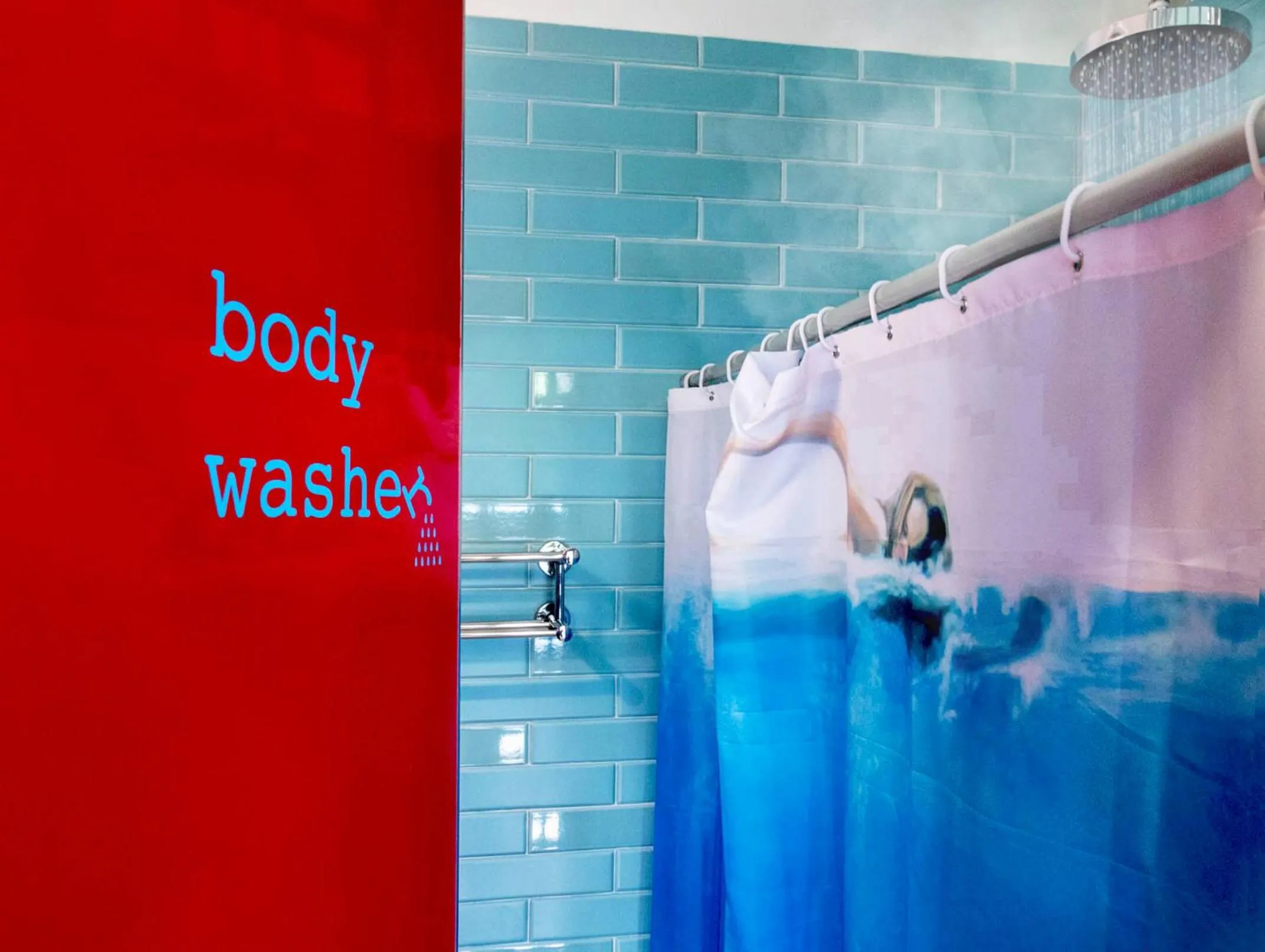 Bathroom in Hostel Frente al Mar Tropico 20º