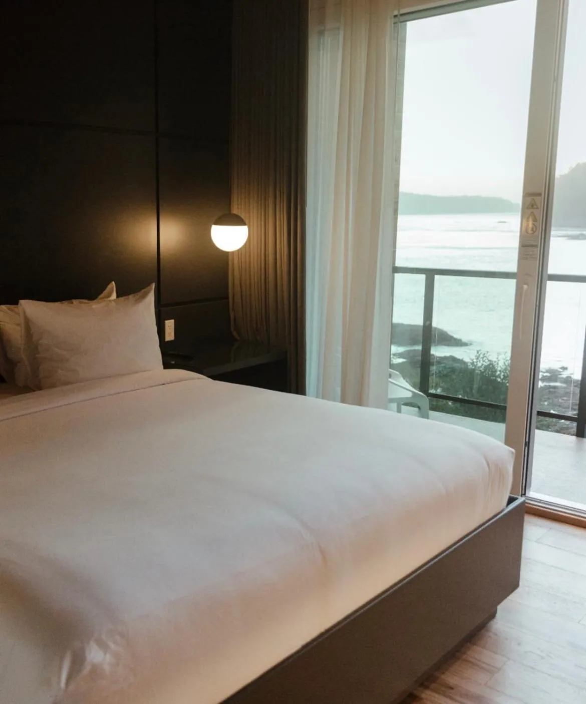 Bed in Duffin Cove Resort