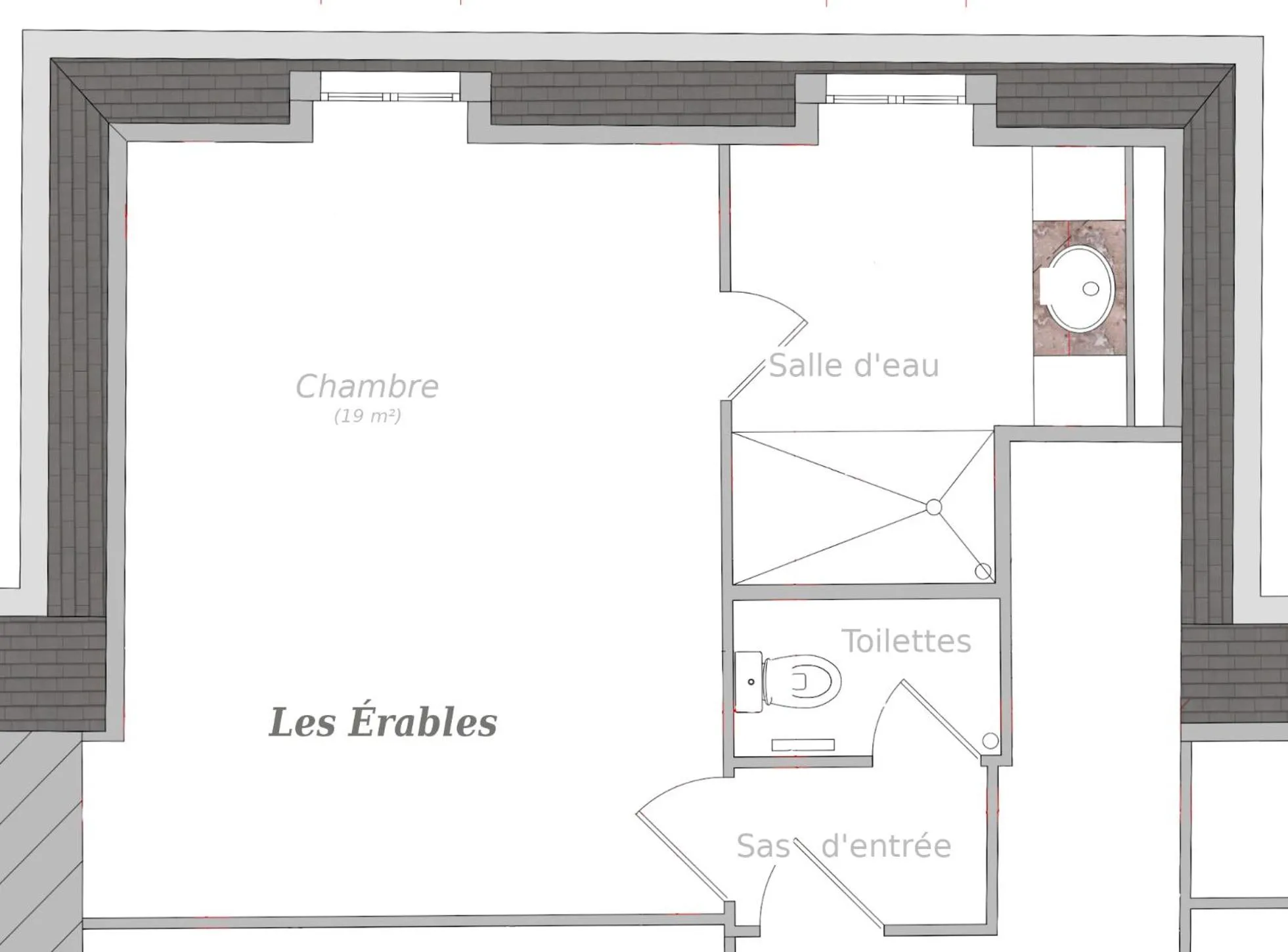 Floor plan in La Taille de Biou