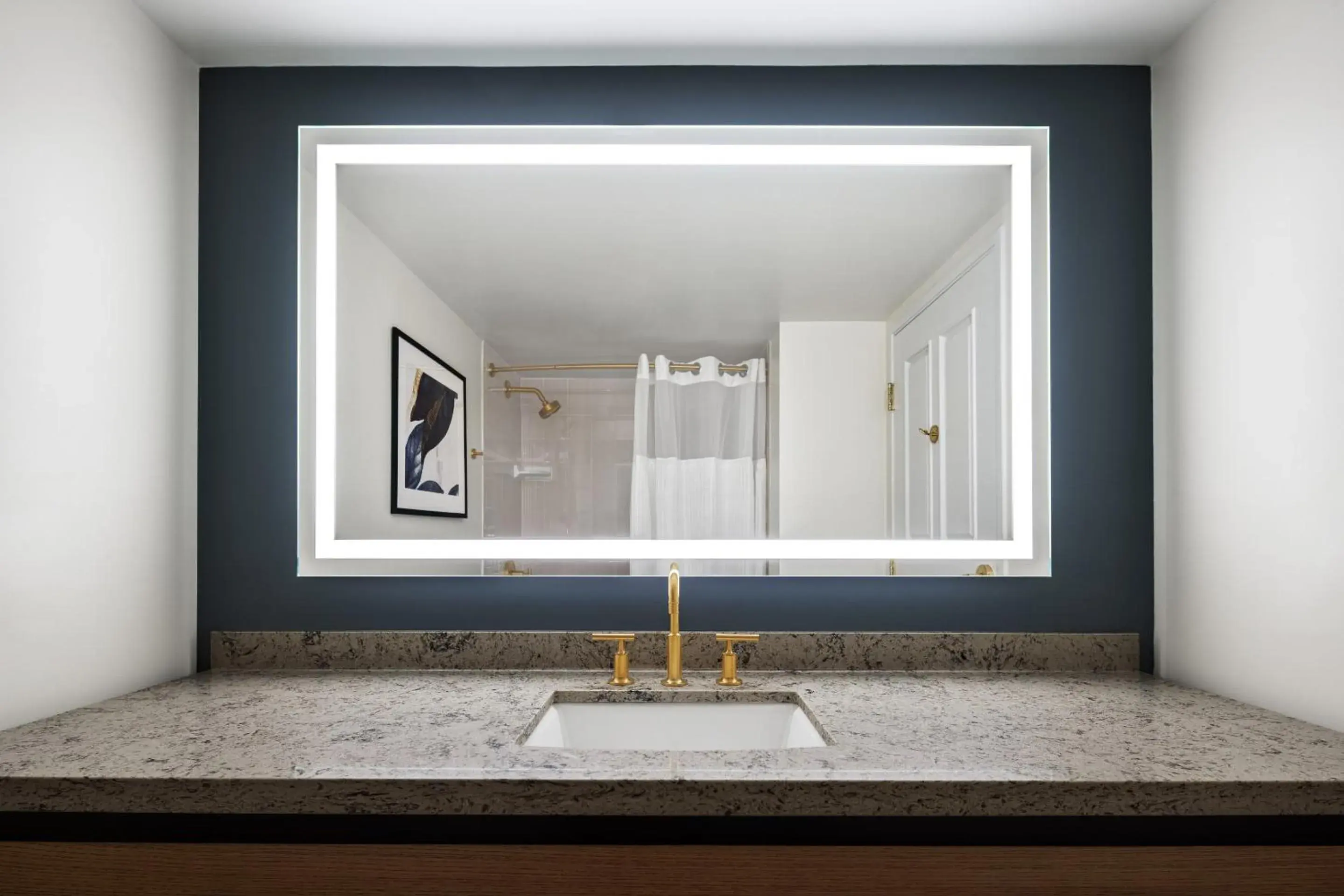 Bathroom in Harrah's Council Bluffs, A Caesars Destination Bathroom in Harrah's Council Bluffs, A Caesars Destination