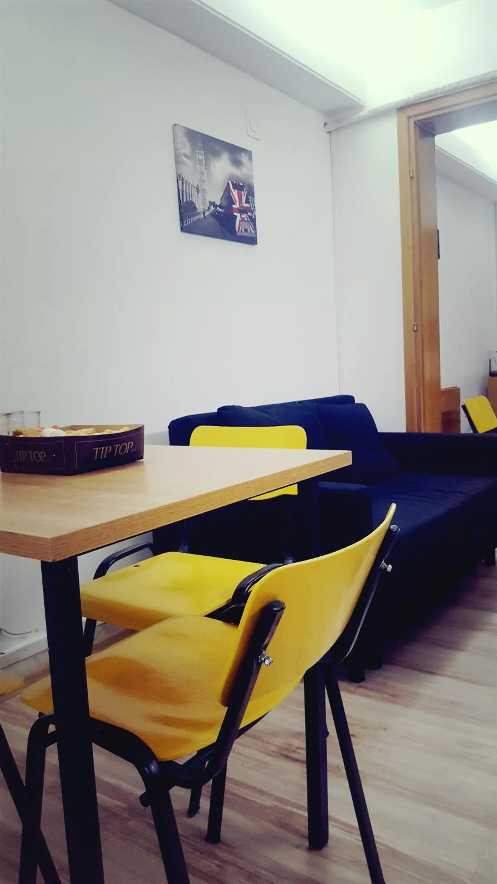 Seating area in Sleep Inn Hostel