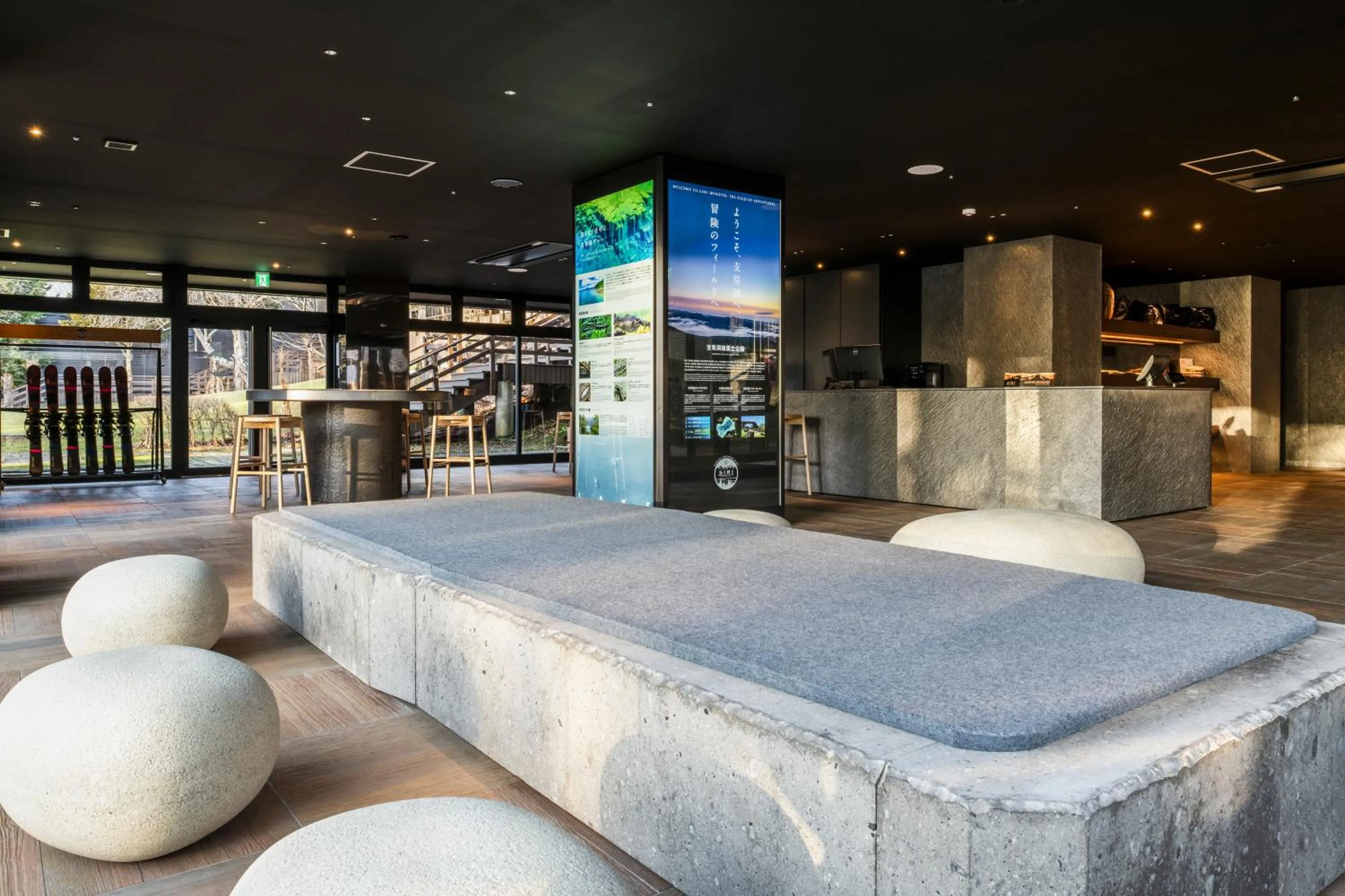 Area and facilities in Lake Shikotsu Tsuruga Resort Spa Mizu no Uta