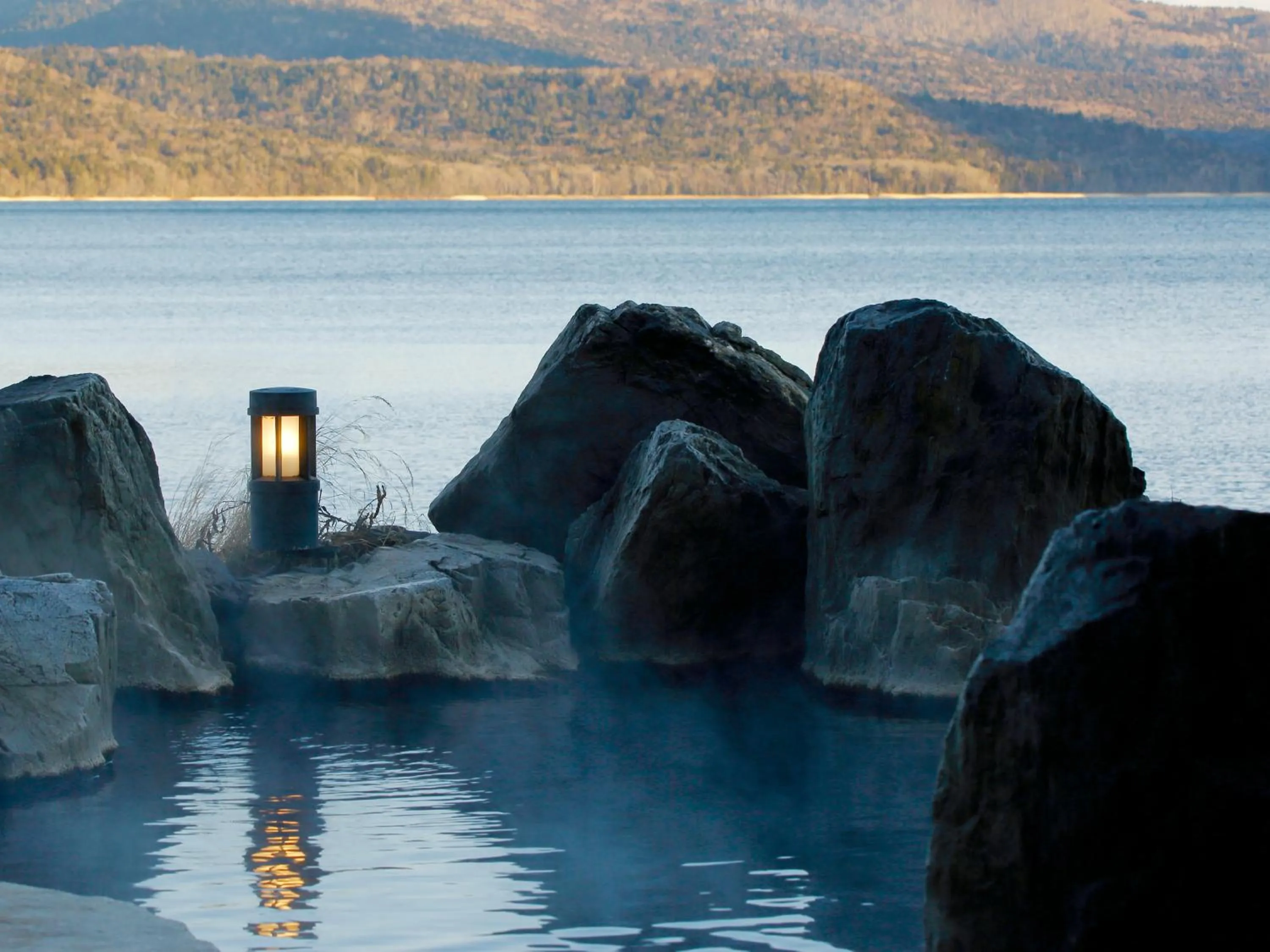 Hot Spring Bath in Akan Yuku no Sato Tsuruga