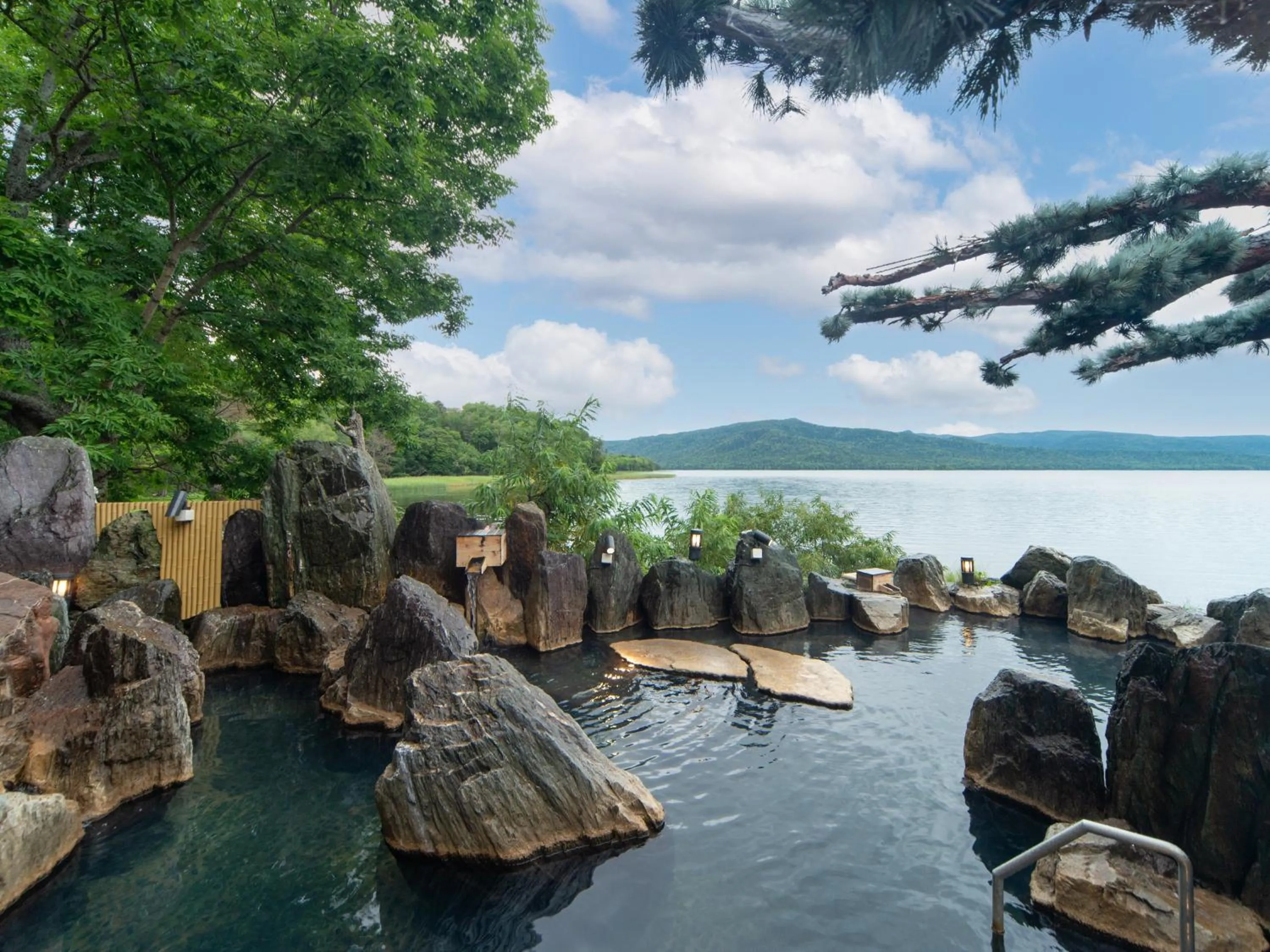 Open Air Bath in Akan Yuku no Sato Tsuruga