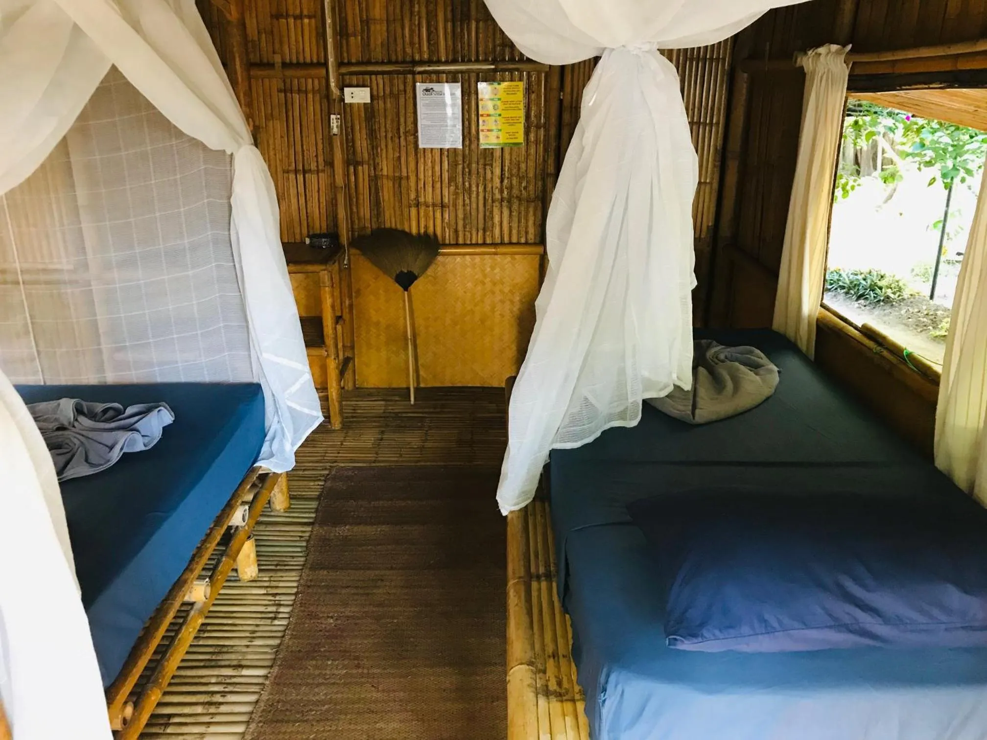 Bed in Green View Beach Resort