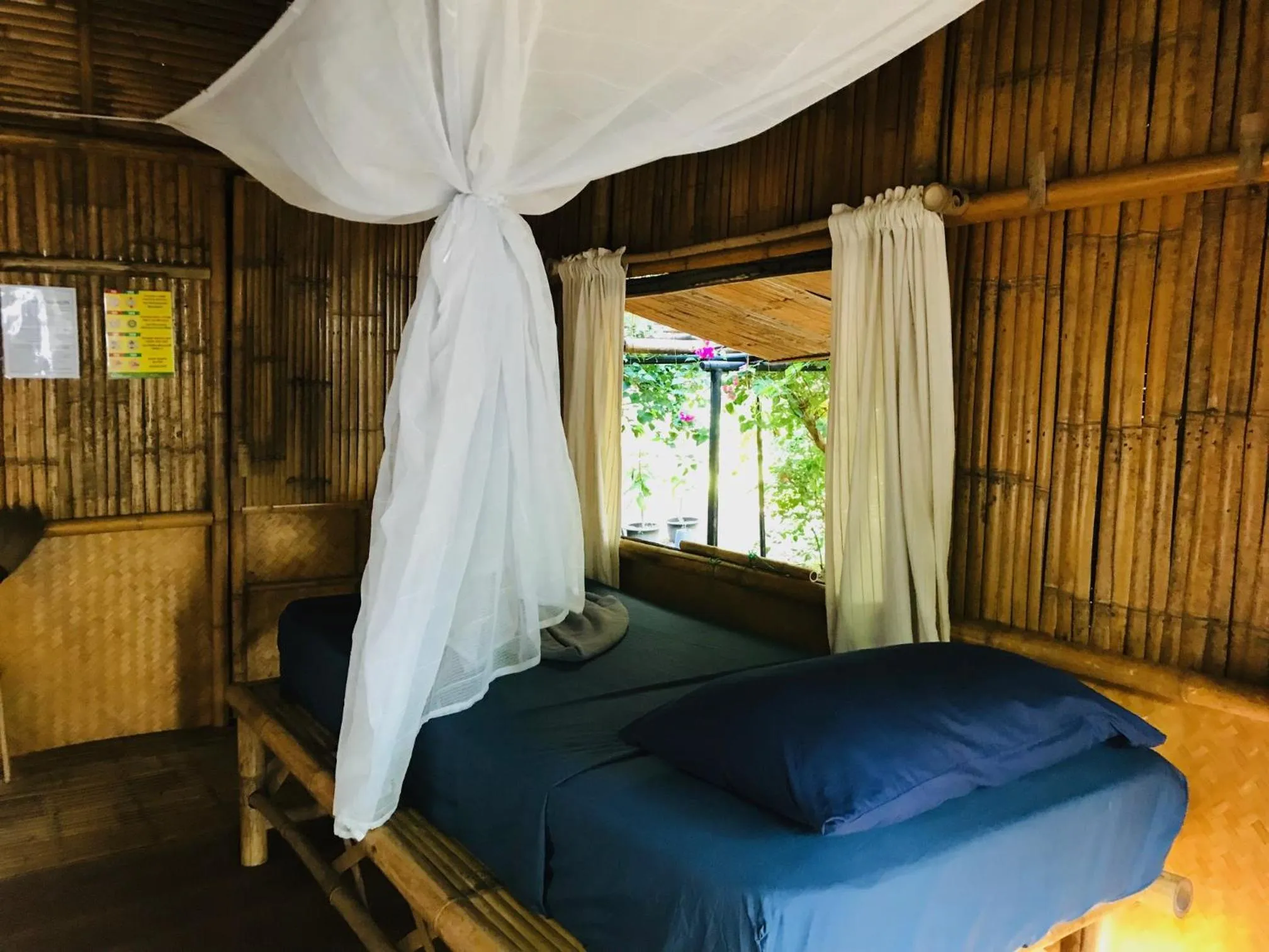 Bed in Green View Beach Resort