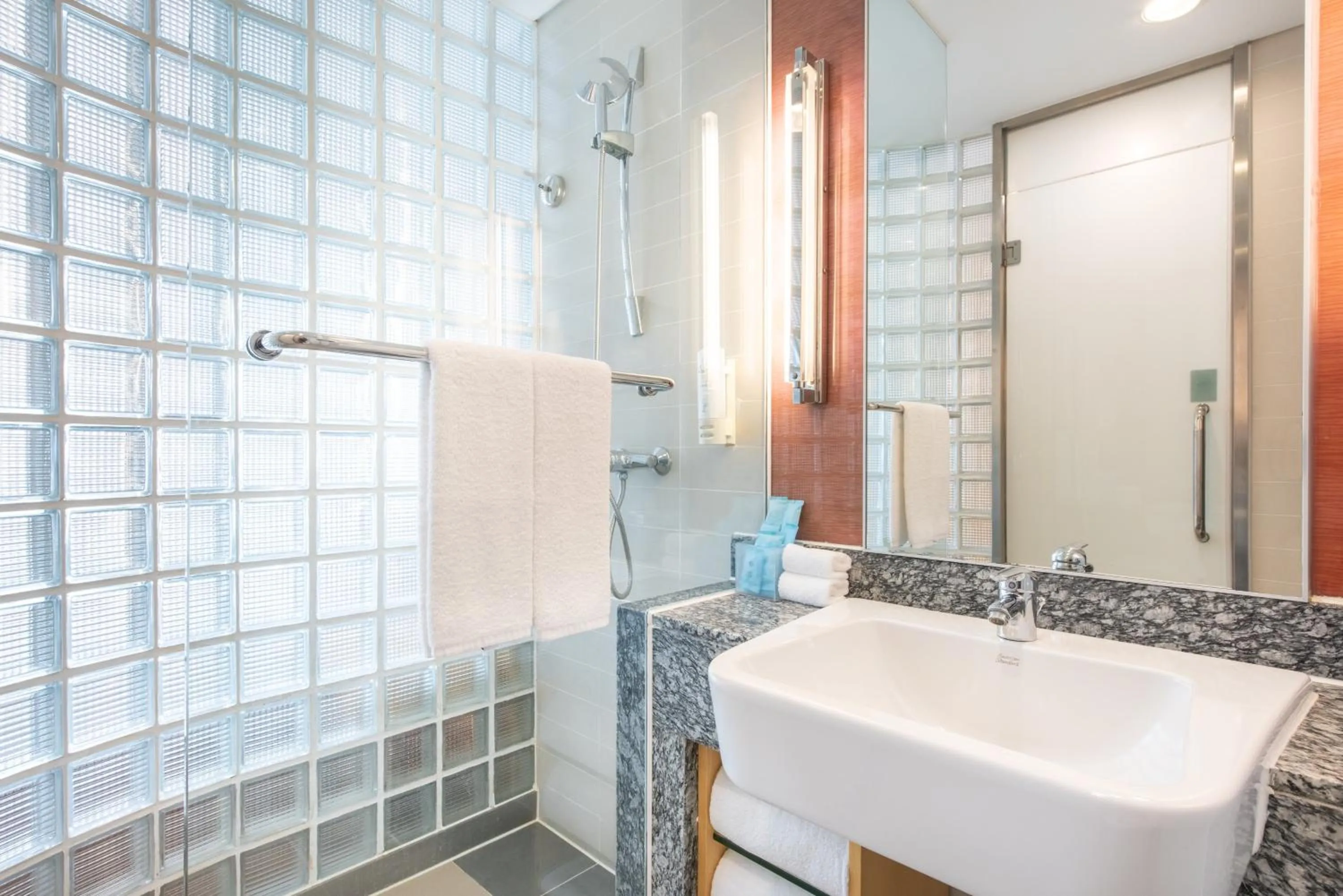 Bathroom in Holiday Inn Express Beijing Dongzhimen by IHG