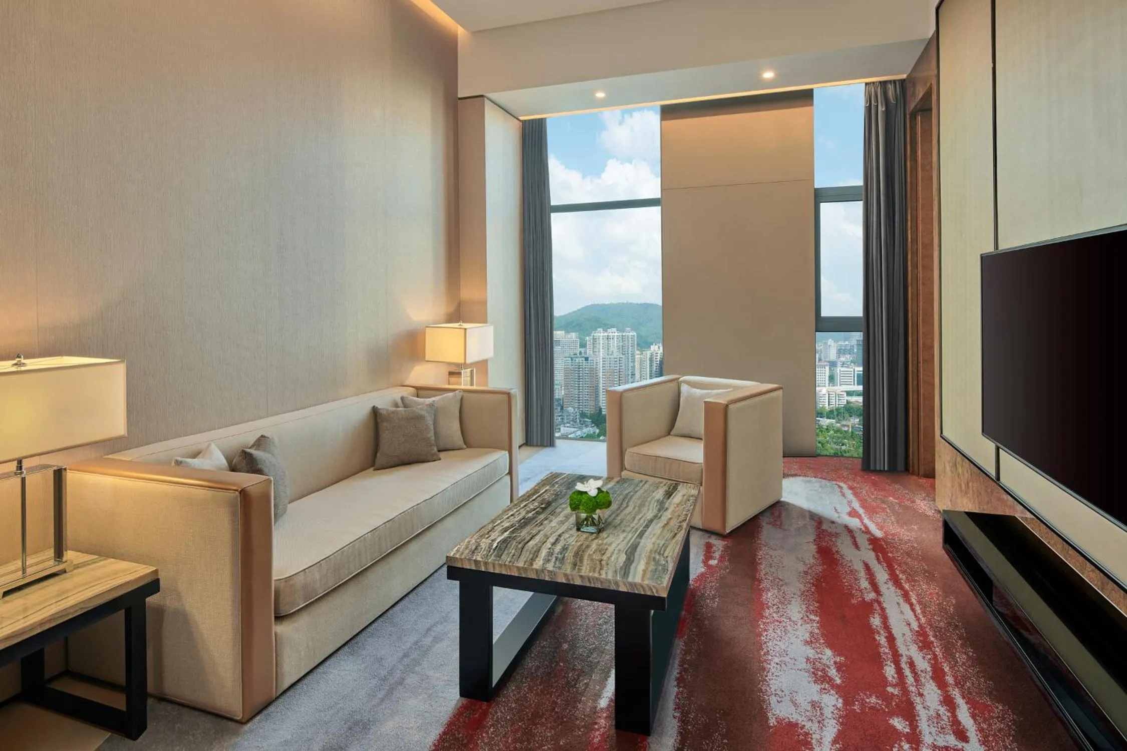 Living room in Hilton Guangzhou Tianhe
