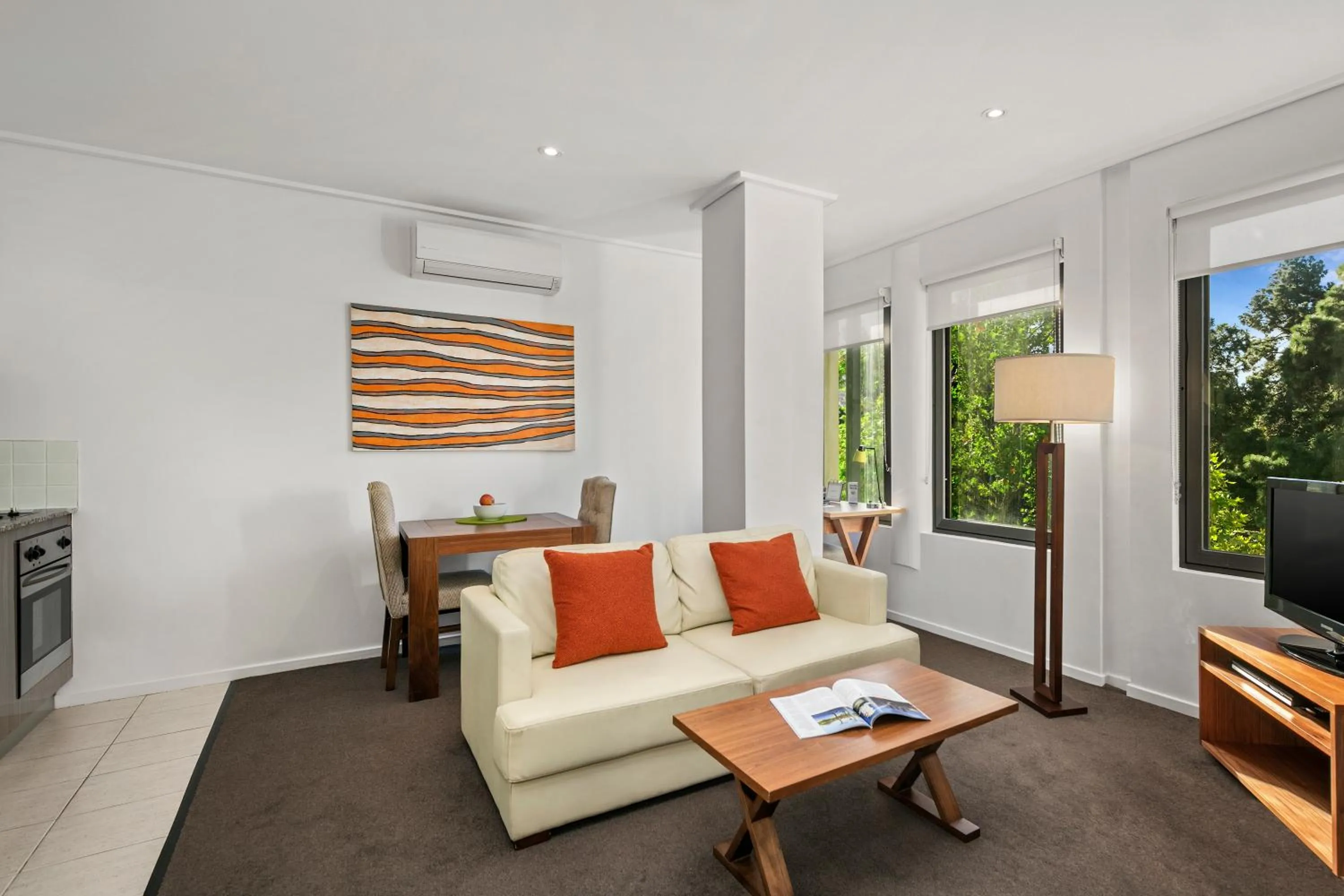 Living room in Quest Jolimont