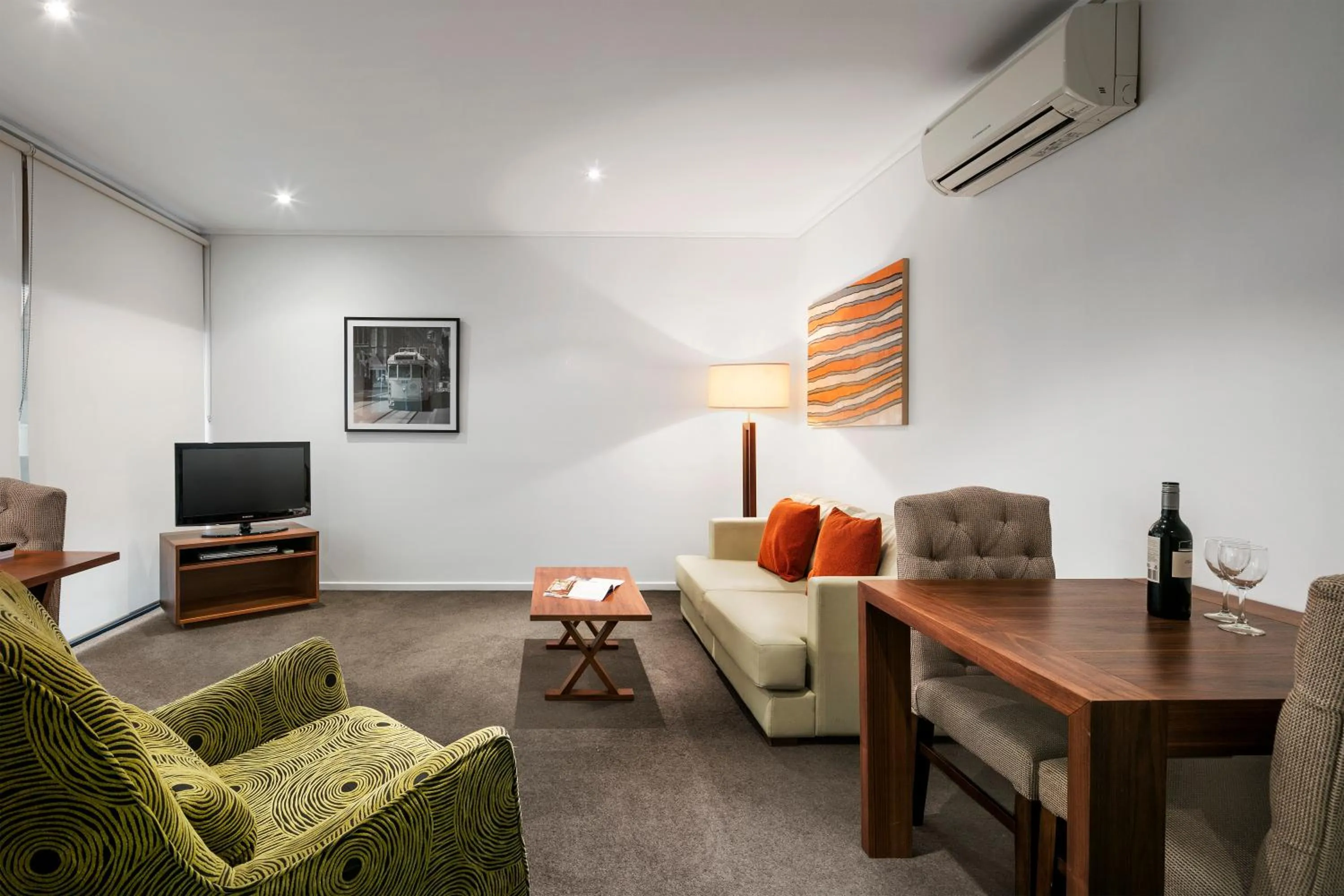 Living room in Quest Jolimont