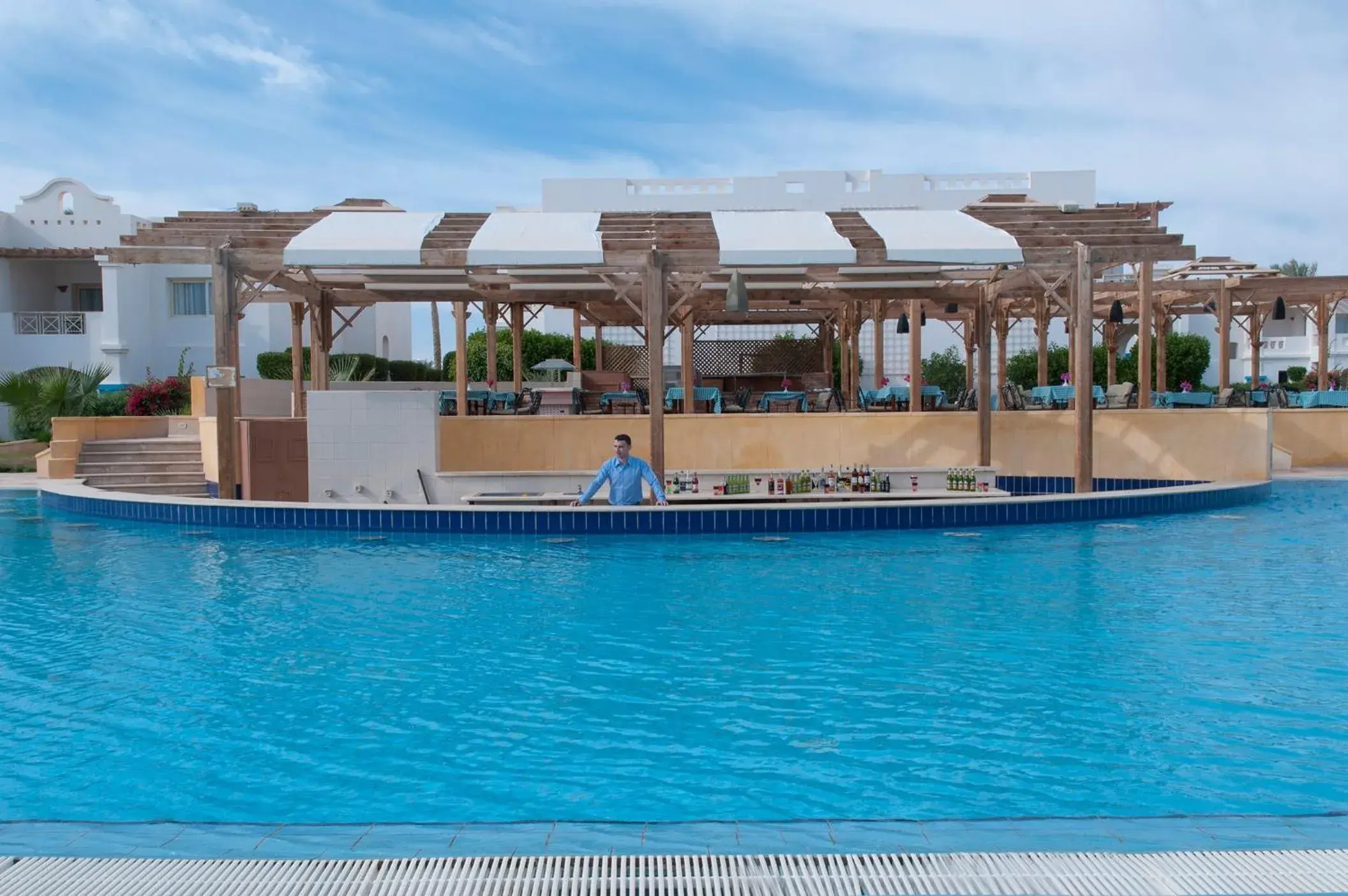 Pool view in Continental Plaza Beach Resort Pool view in Continental Plaza Beach Resort