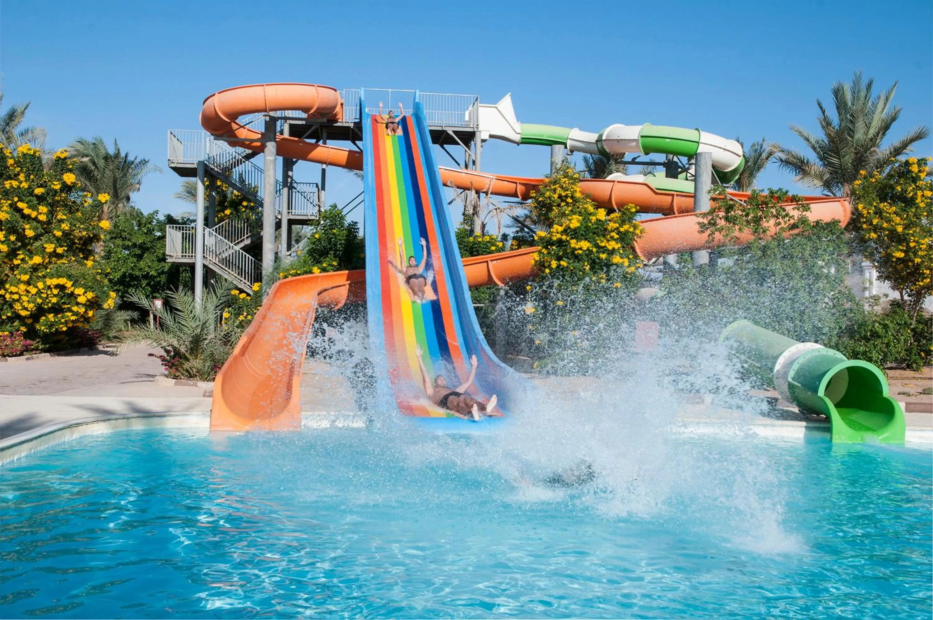 Aqua park in Continental Plaza Beach Resort
